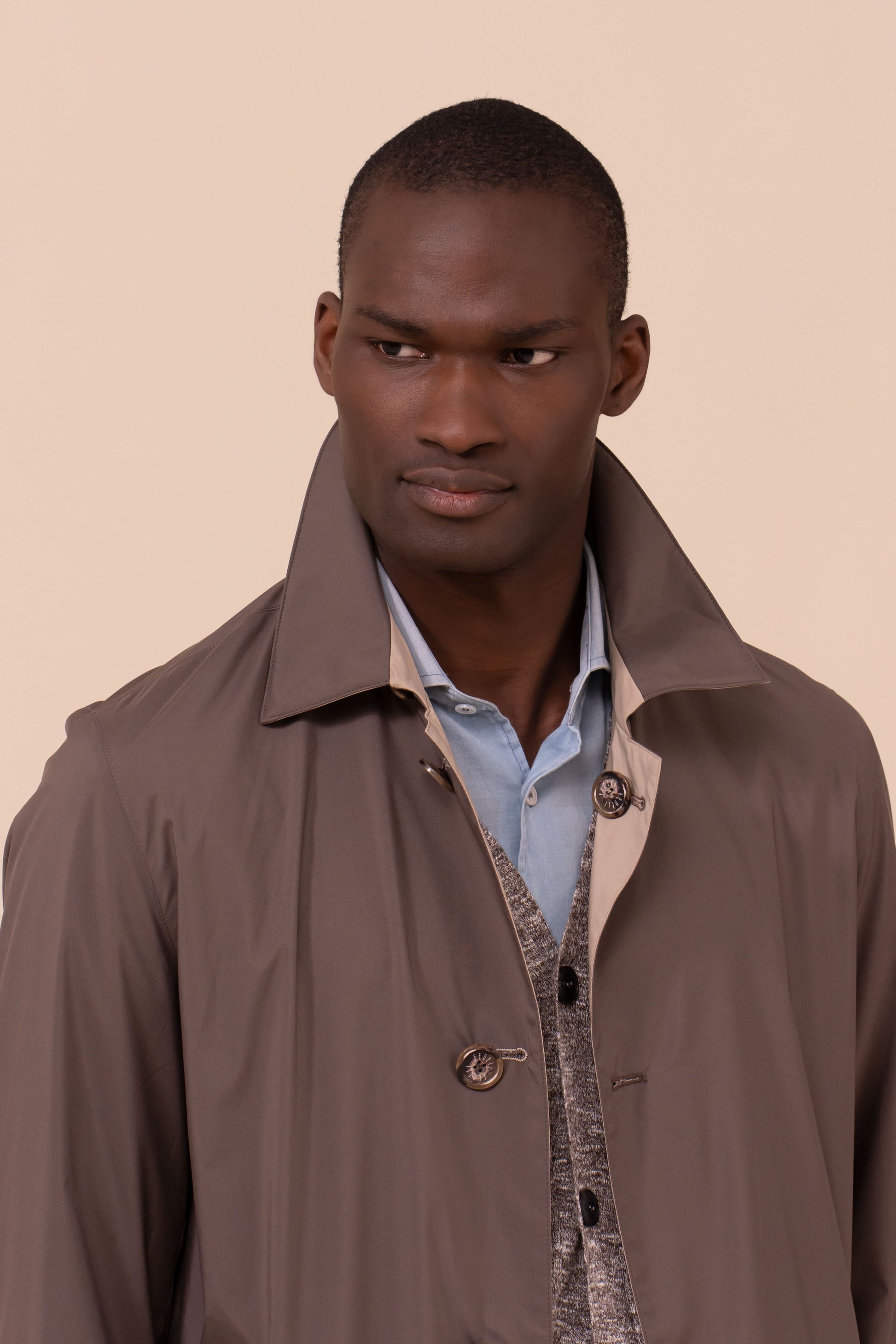 Vendome Airstop Coat - Reversible - DARKGREIGE