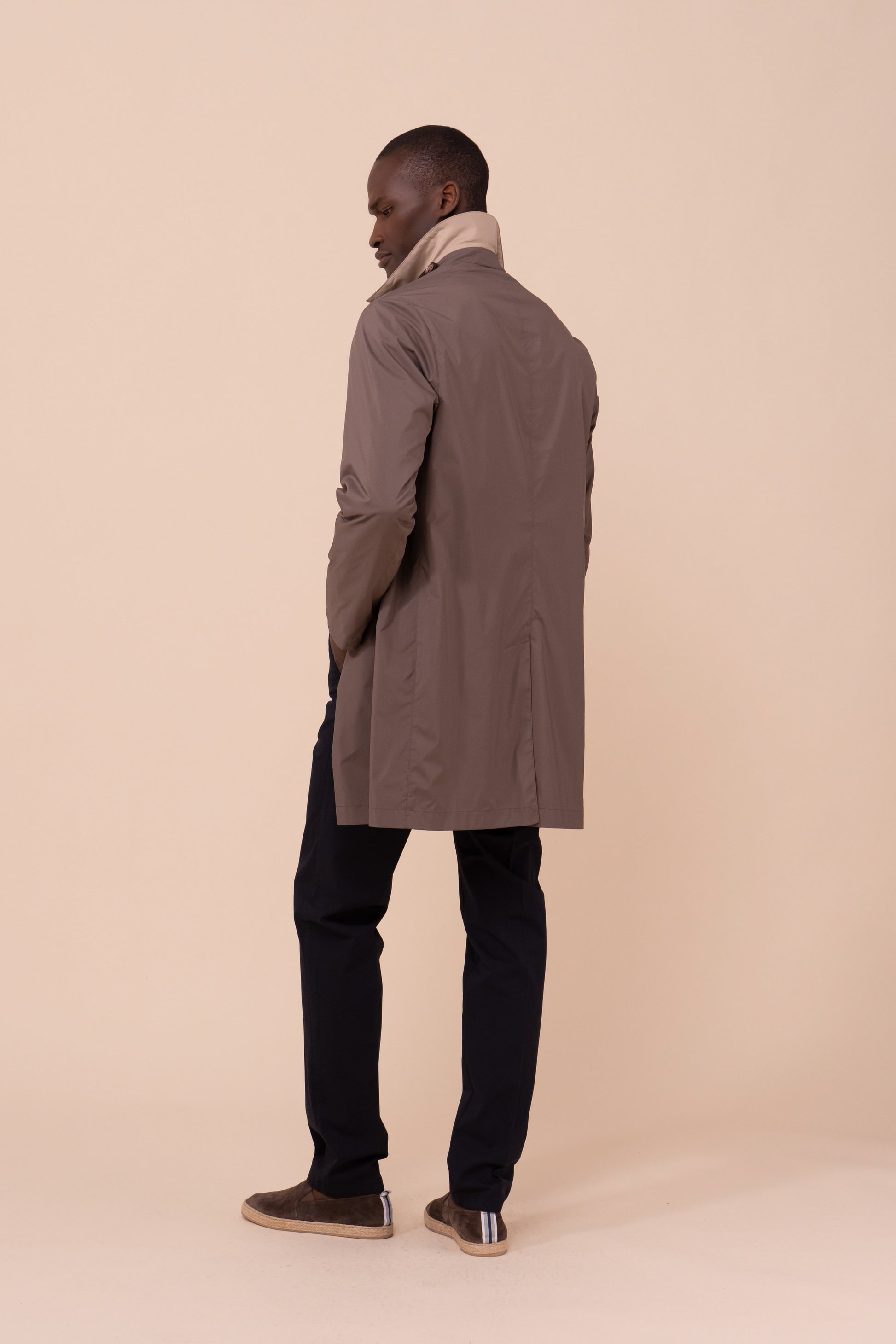 Vendome Airstop Coat - Reversible - DARKGREIGE