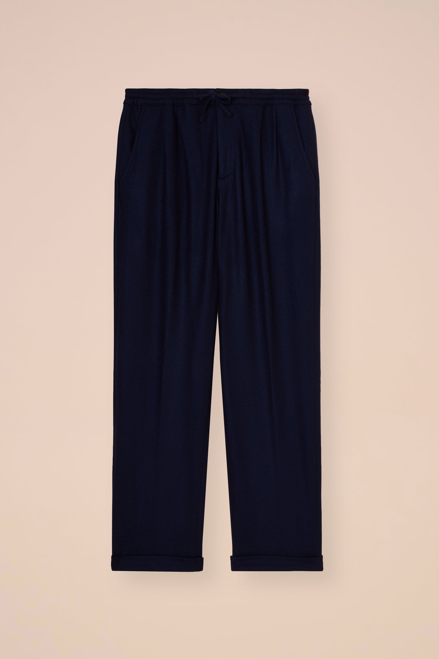 Harvard pantaloni morbidi in cashmere flanel - STONEMELANGE