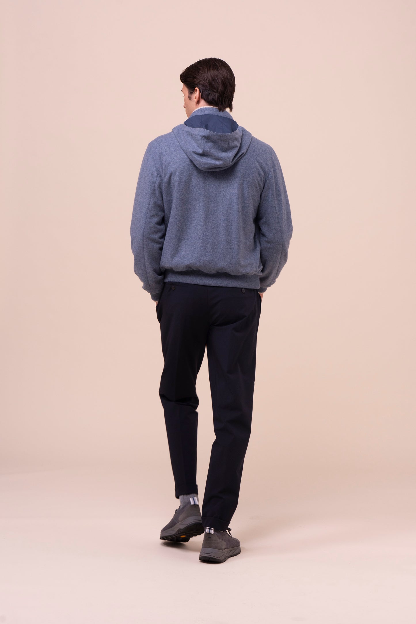 Stop Cashmere Flanel and Airstop Bomber - Reversible - LIGHTDENIM