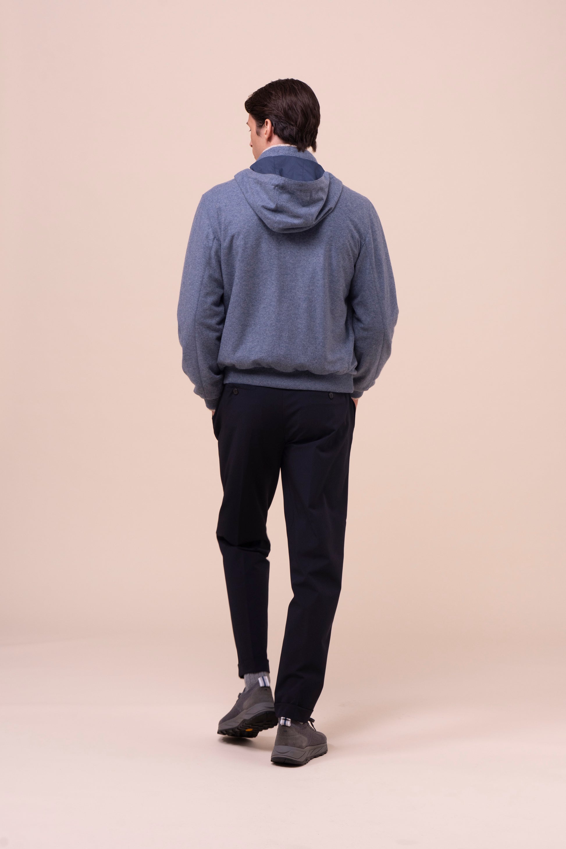Stop Cashmere Flanel and Airstop Bomber - Reversible - LIGHTDENIM