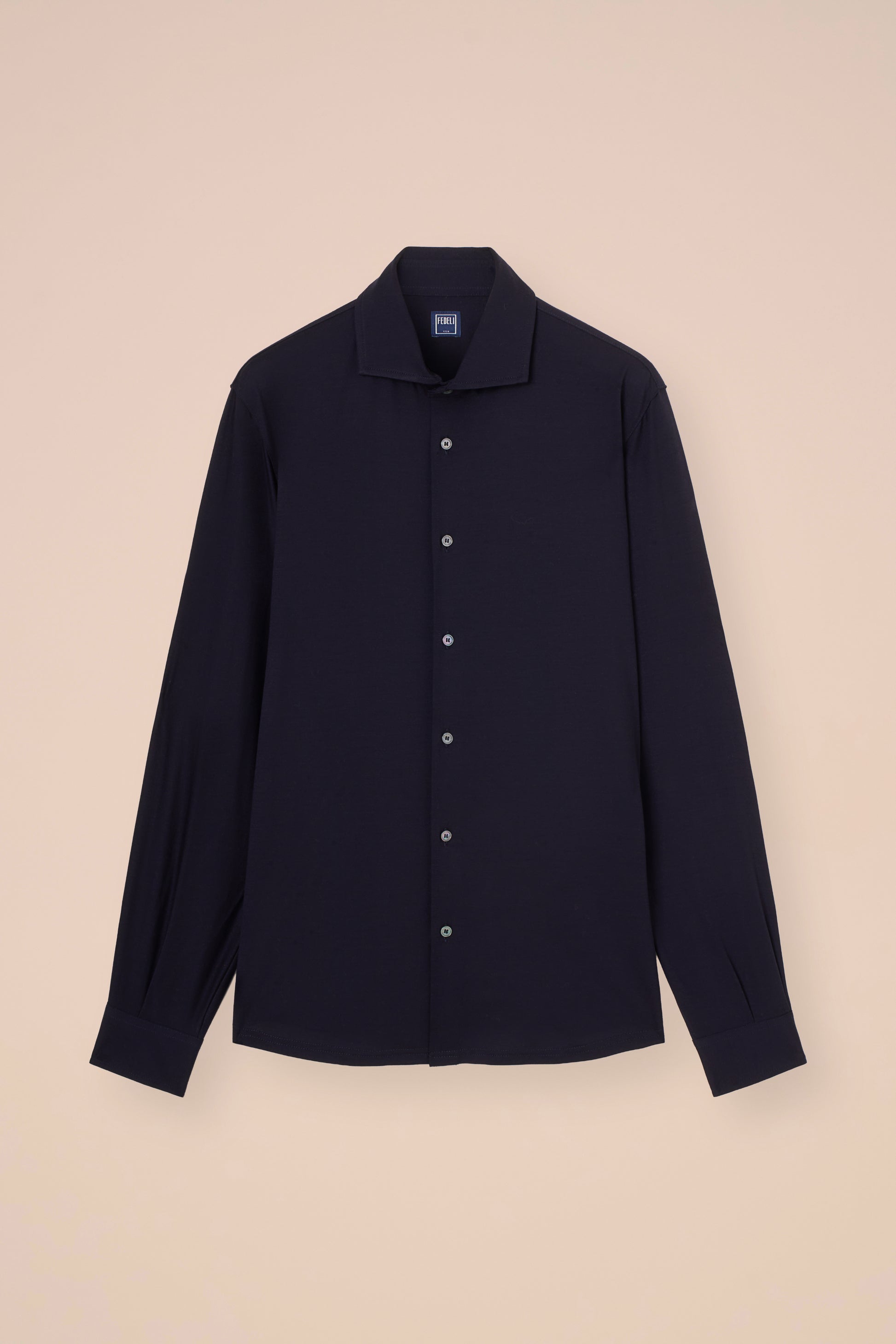 Tom camicia in jersey Helium - MIDNIGHTBLUE