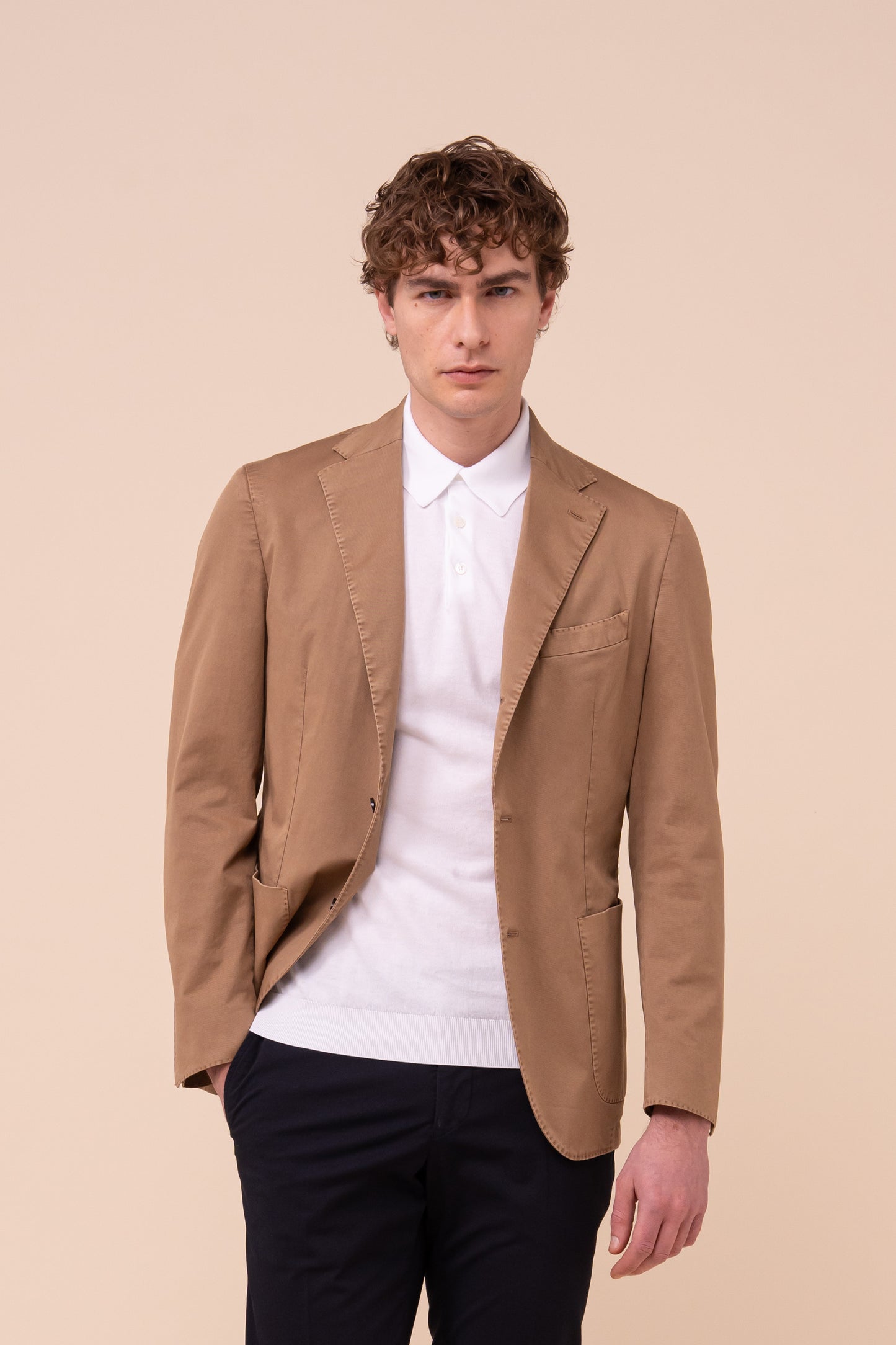 Cremona blazer monopetto in drill di cotone - DUNES