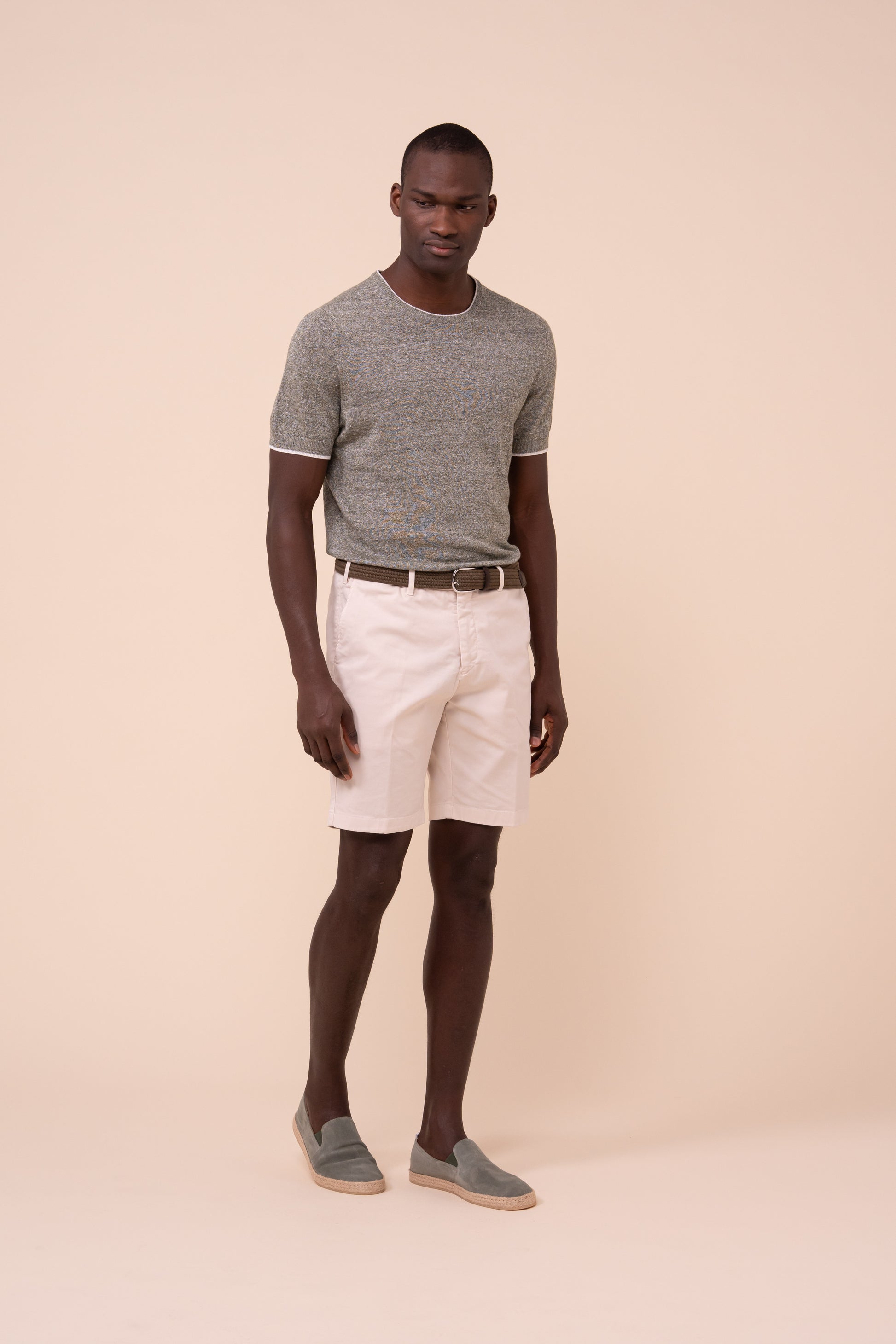 Egeo espadrillas in pelle scamosciata  - OLIVEGREEN