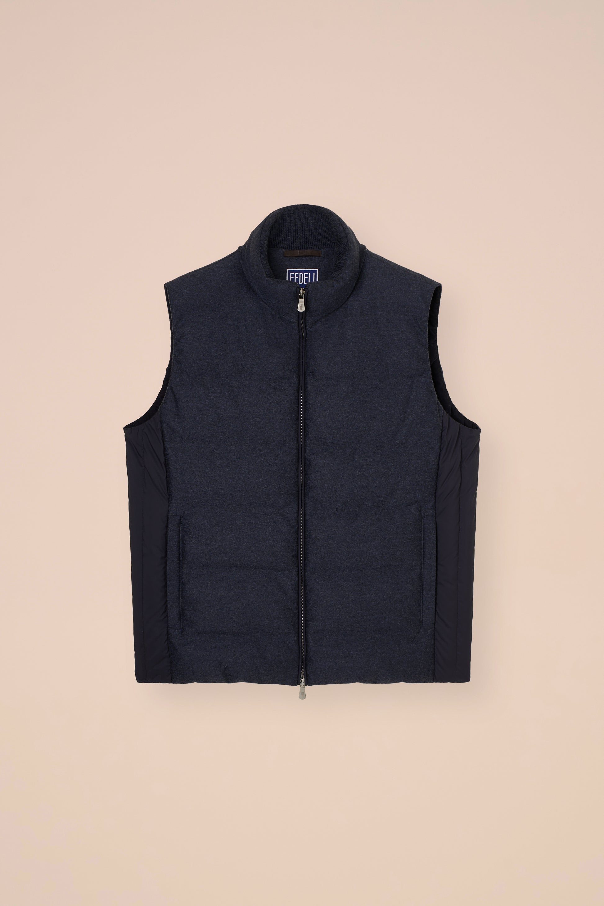 Brixen Jersey Wool Padded Vest - STORM