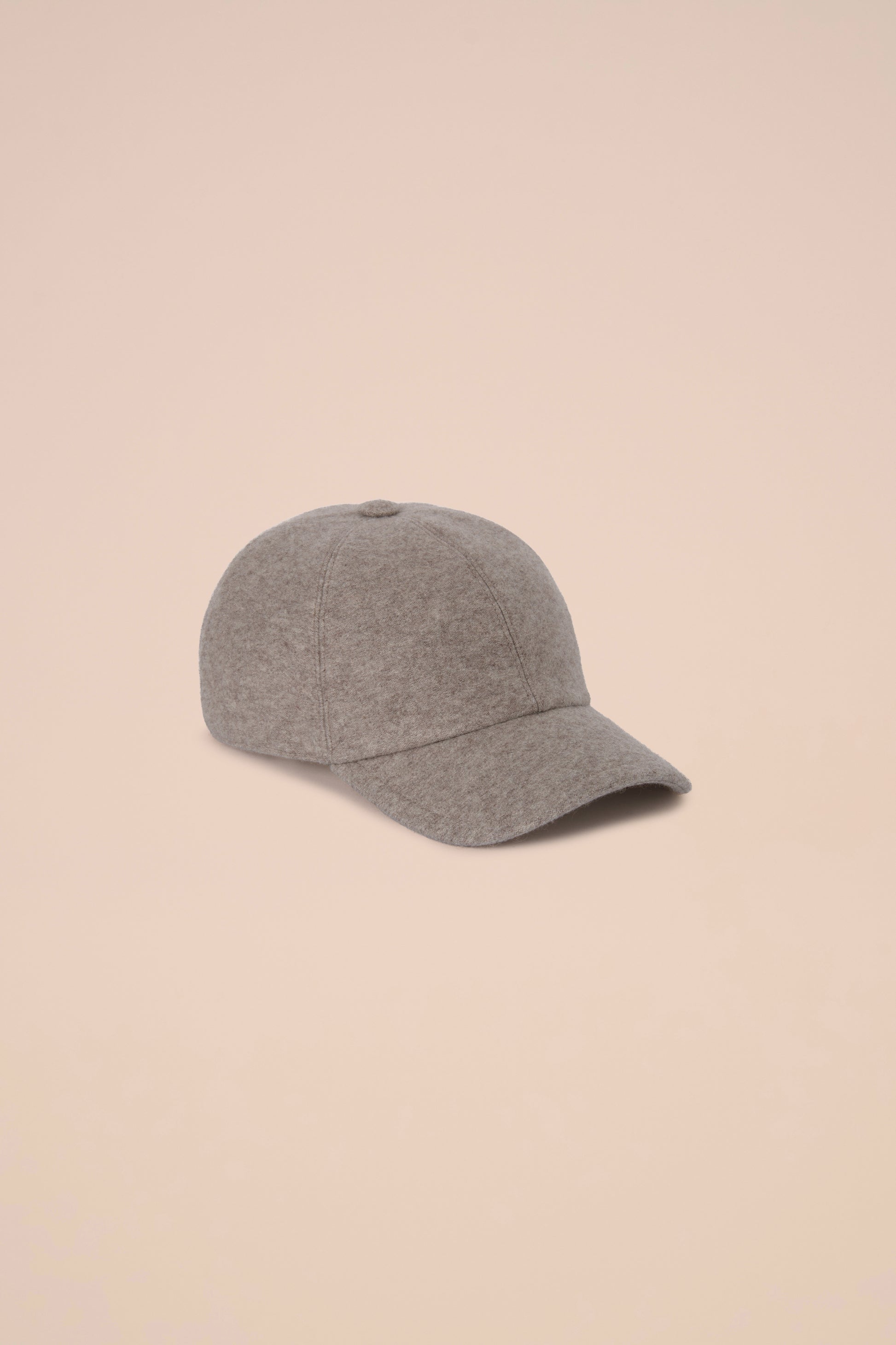 Land cappello da baseball in cashmere - CHOCOLATE