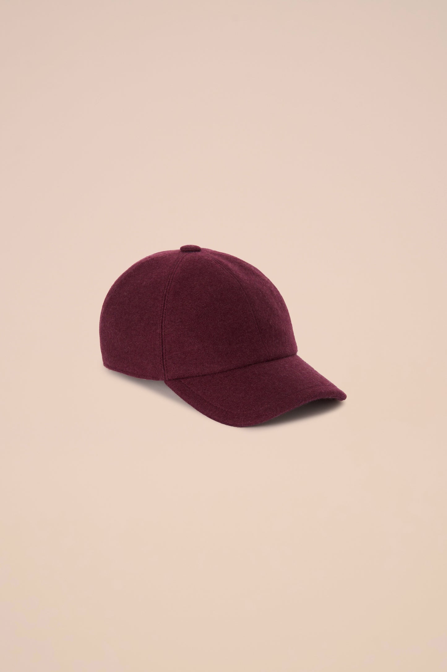 Land cappello da baseball in cashmere - CHOCOLATE