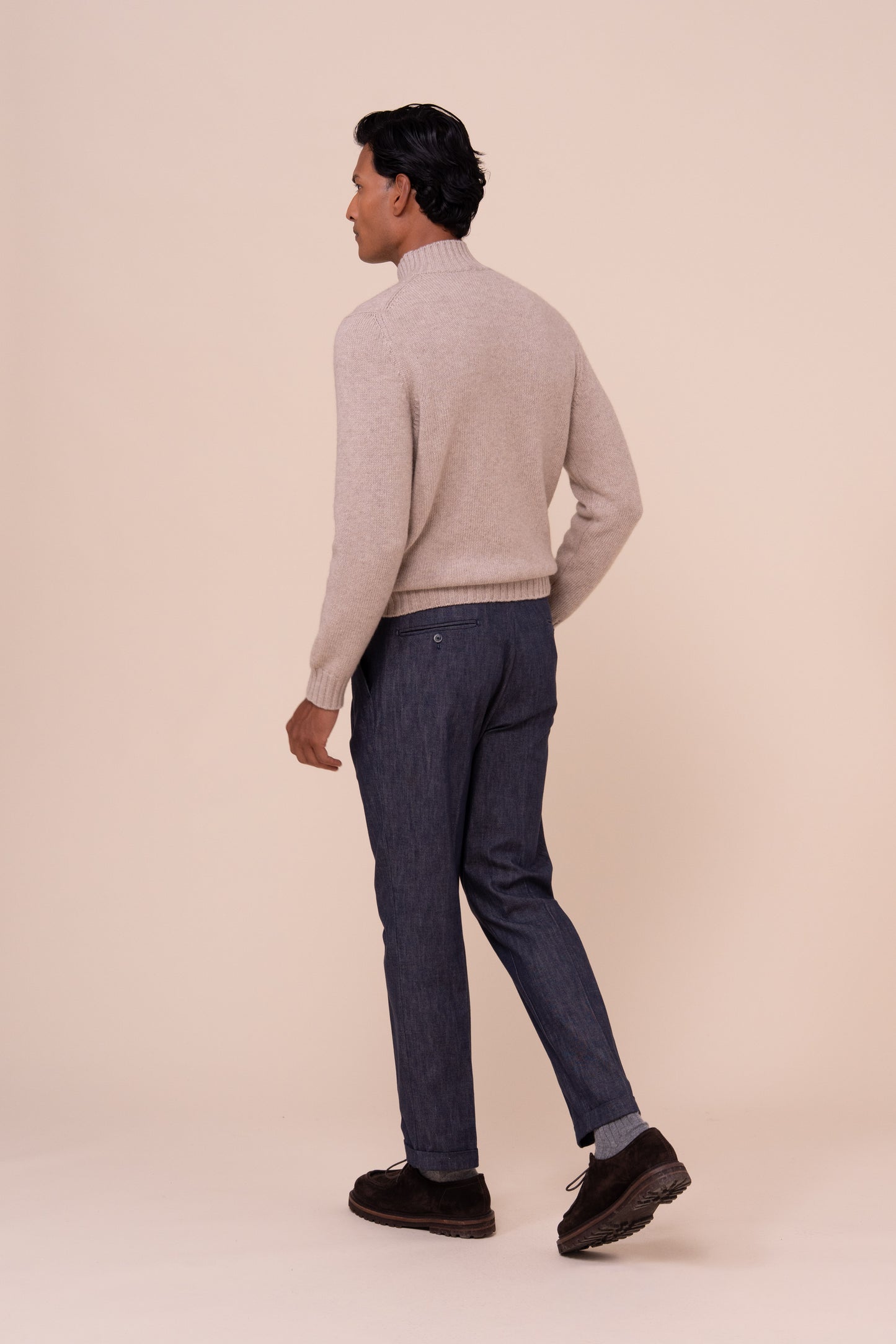 Lord pantaloni a gamba dritta in Denim Stretch - STORM