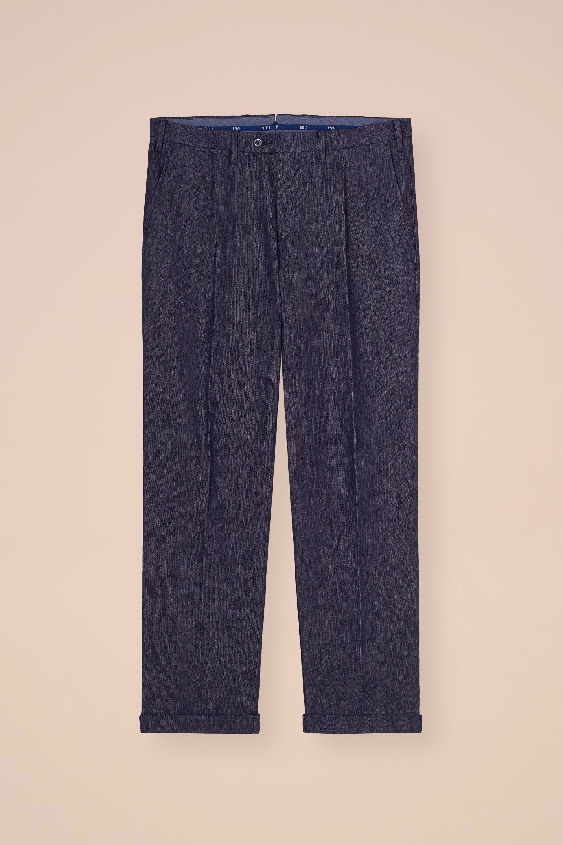 Lord pantaloni a gamba dritta in Denim Stretch - STORM