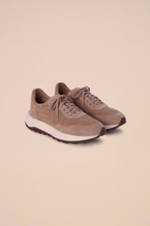 Mira sneaker in pelle scamosciata