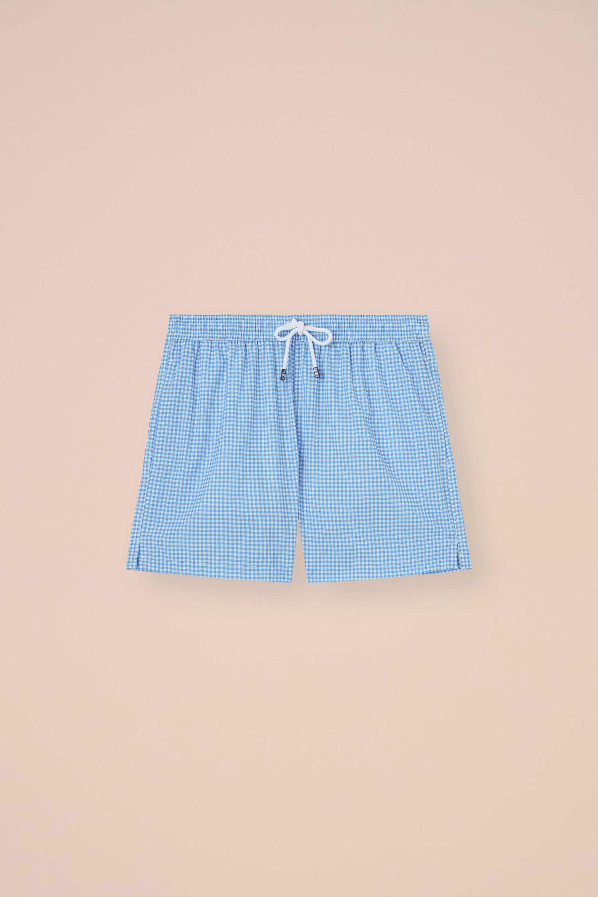 Madeira - The Sakar Swim Trunks - Gingham Pattern - MIDNIGHTBLUE