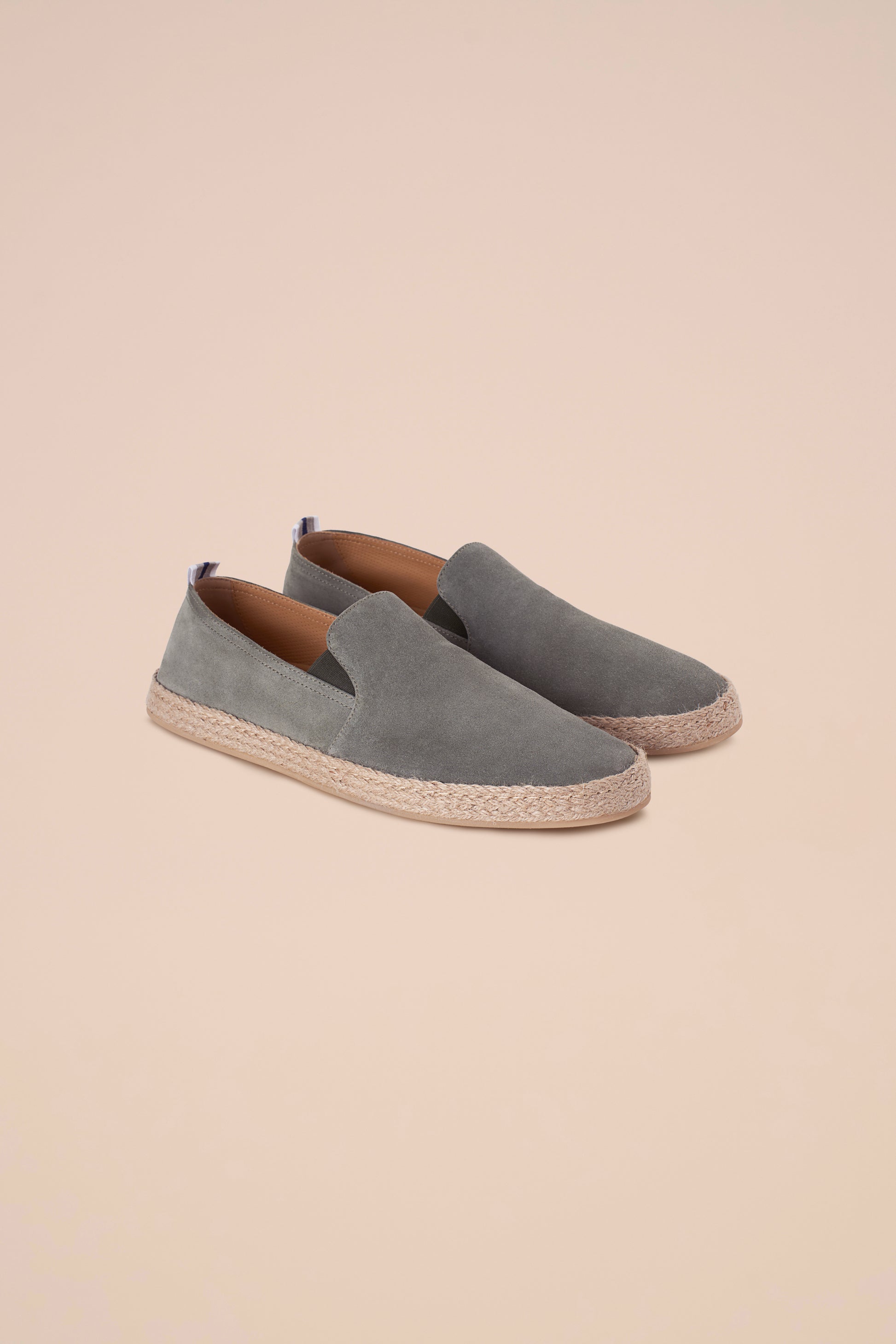 Egeo espadrillas in pelle scamosciata  - OLIVEGREEN