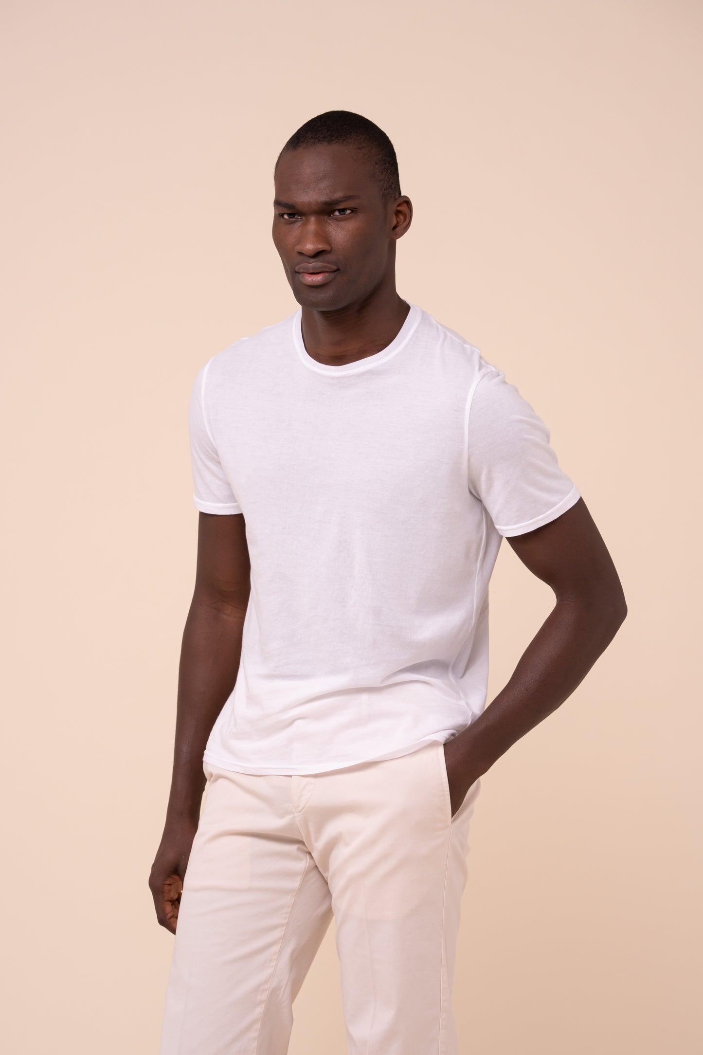 Gary Superlight Cotton T-Shirt - MIDNIGHTBLUE