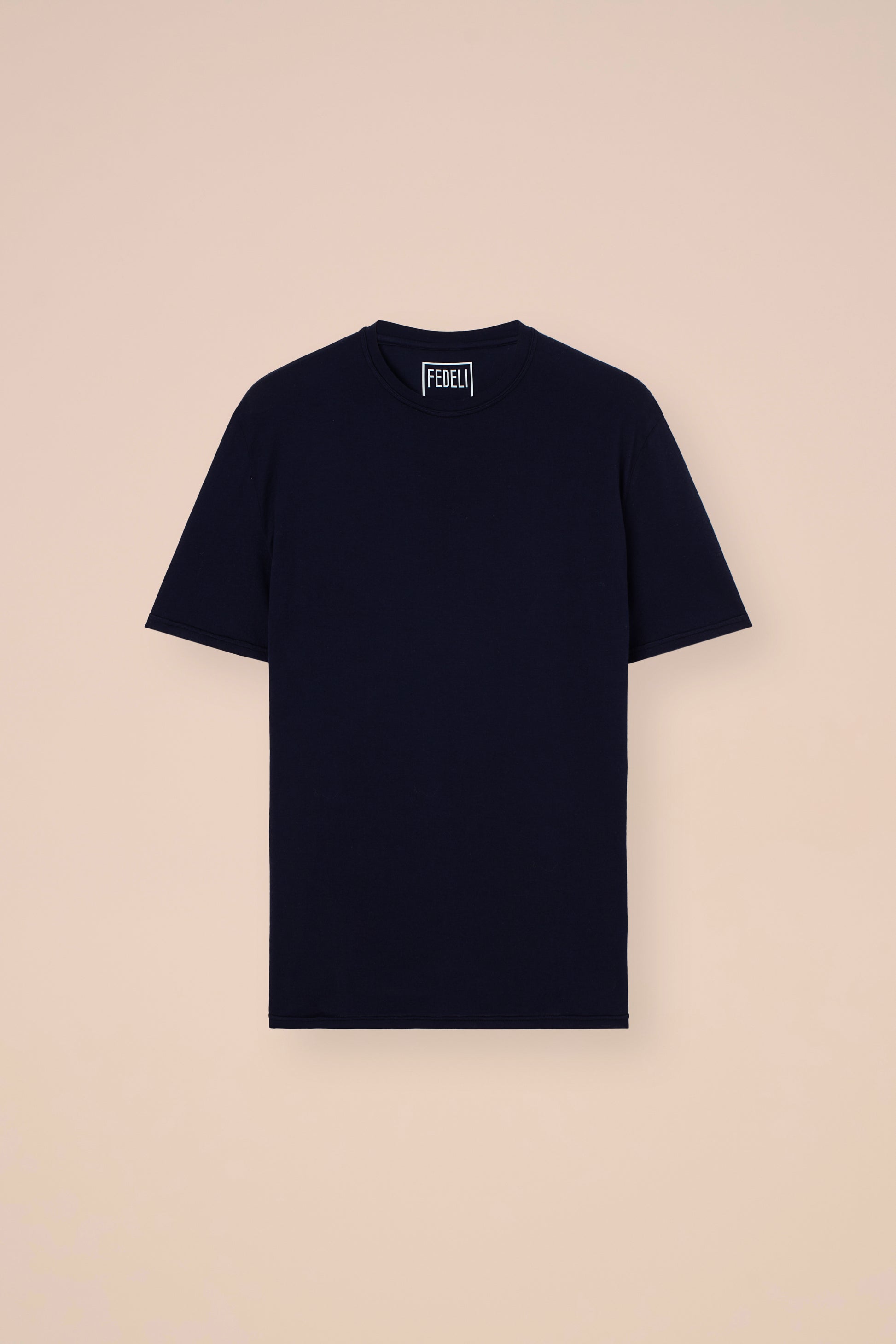 Gary Superlight Cotton T-Shirt - MIDNIGHTBLUE