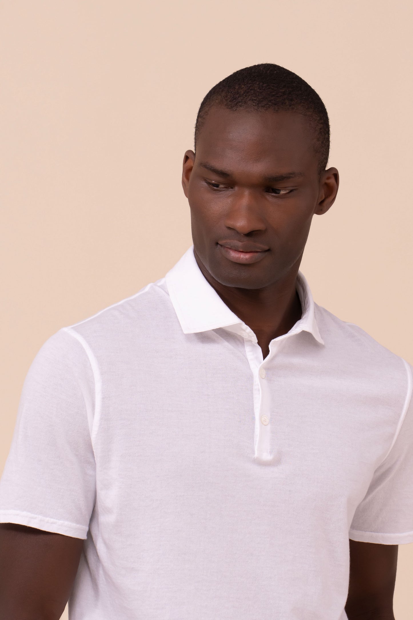 Fiji polo a maniche corte in cotone superleggero - MIDNIGHTBLUE