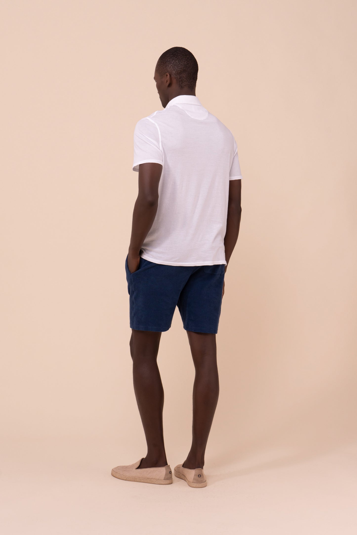 Fiji polo a maniche corte in cotone superleggero - MIDNIGHTBLUE