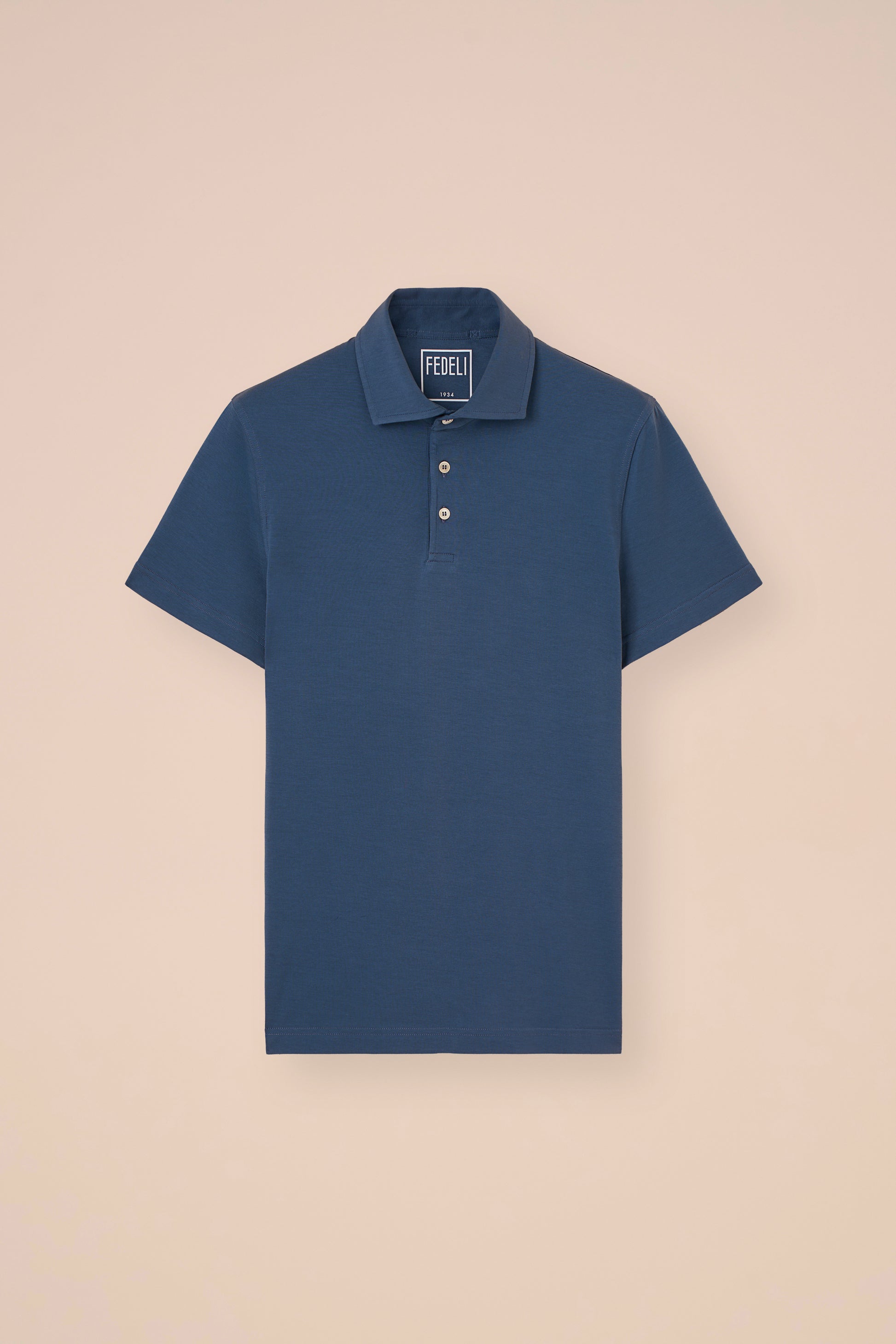 Polo in cotone jersey eleasticizzato - GREIGE