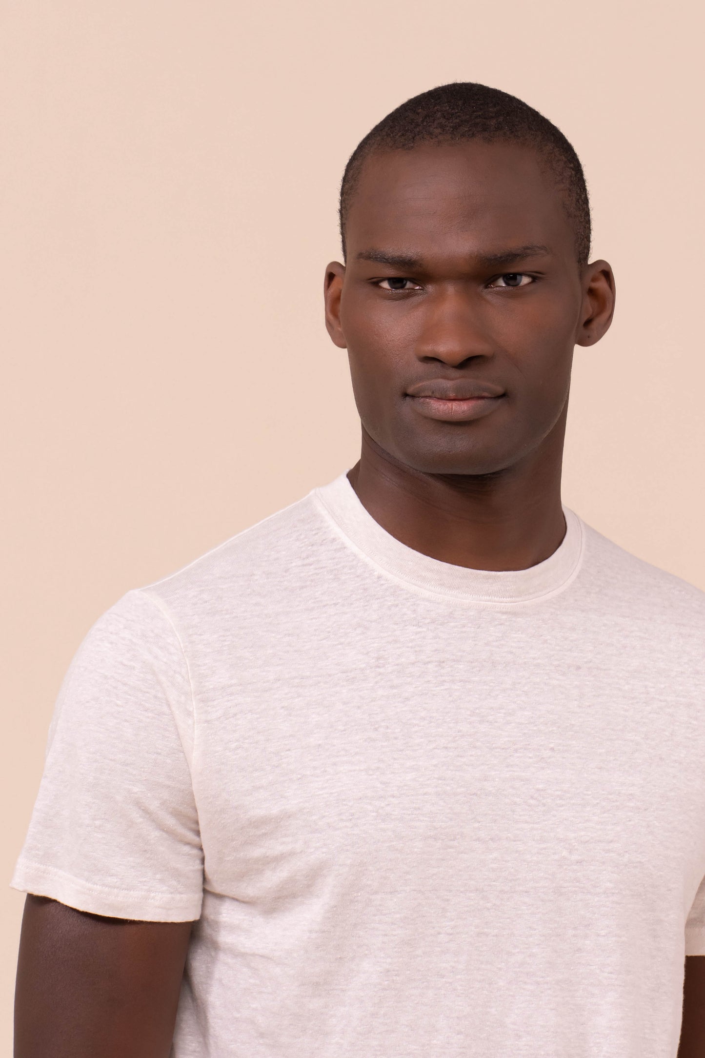 Extreme T-shirt girocollo in lino - LINEN