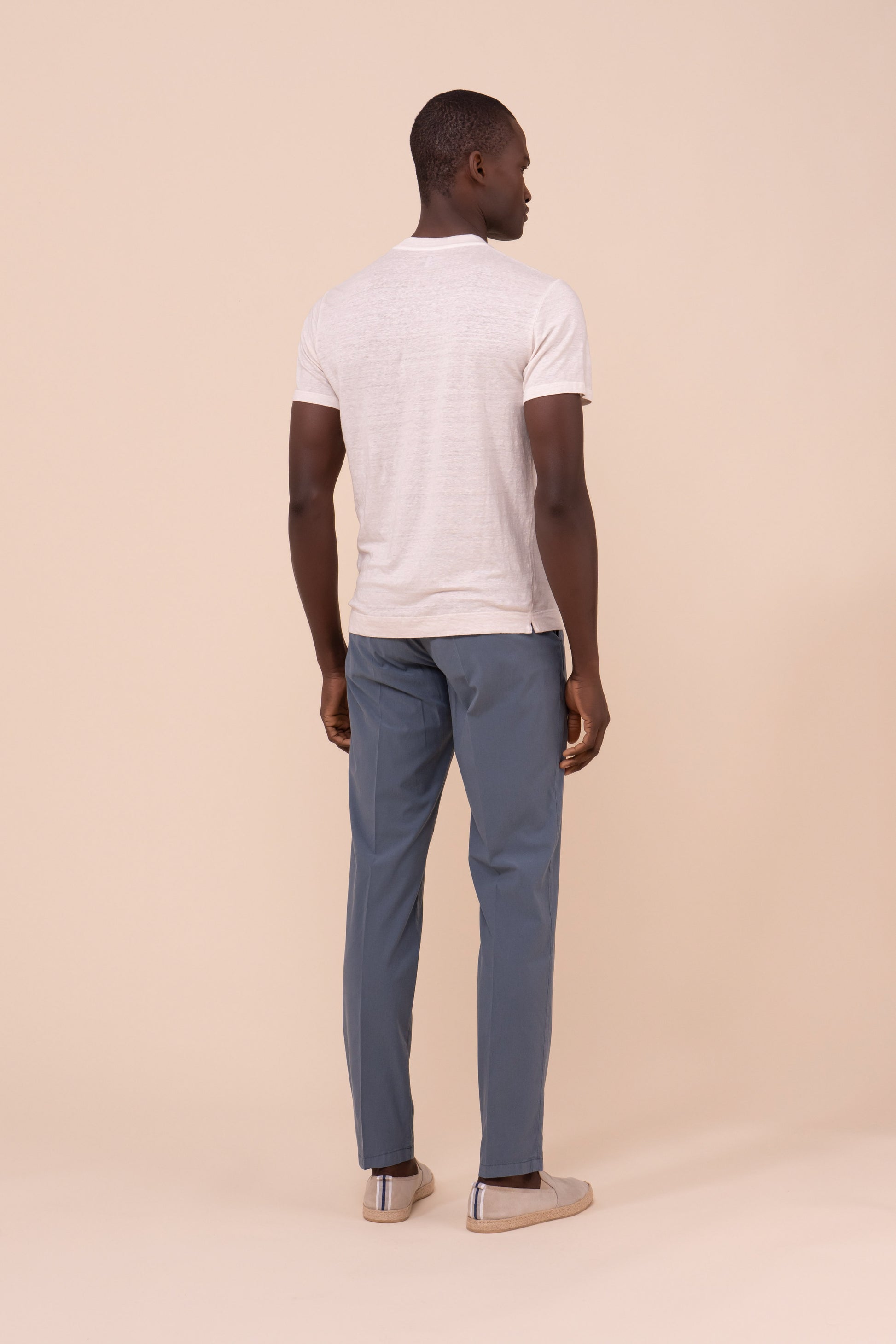 Extreme T-shirt girocollo in lino - LINEN