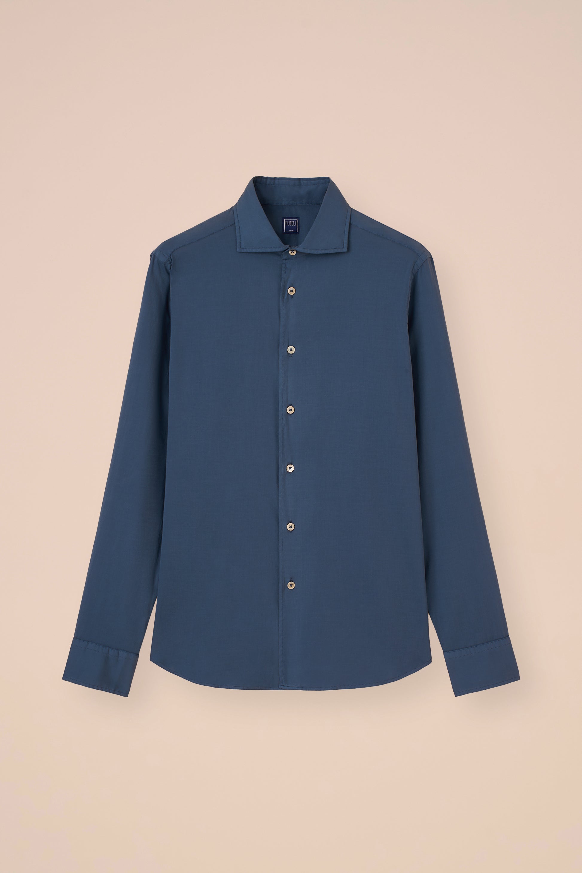 Sean camicia in voile di cotone - MERLOT