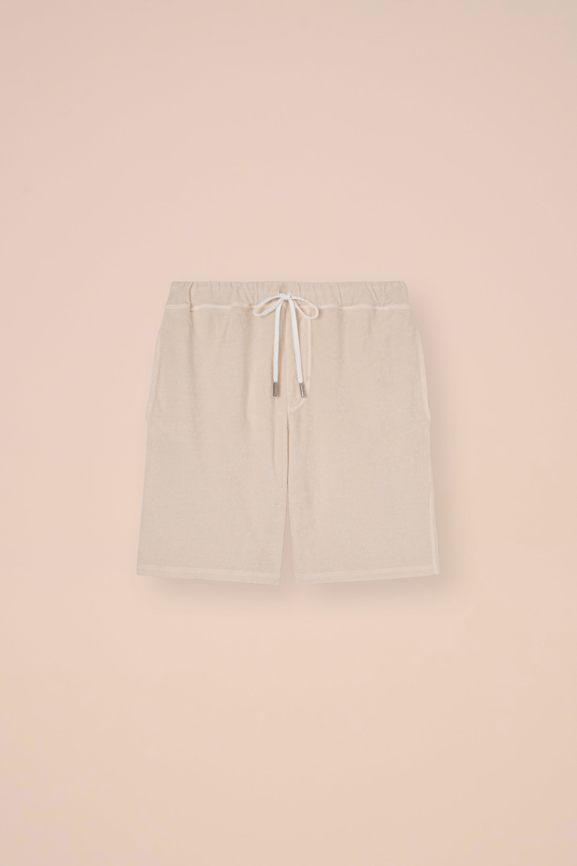 Run Terry Cotton Shorts - NAVY
