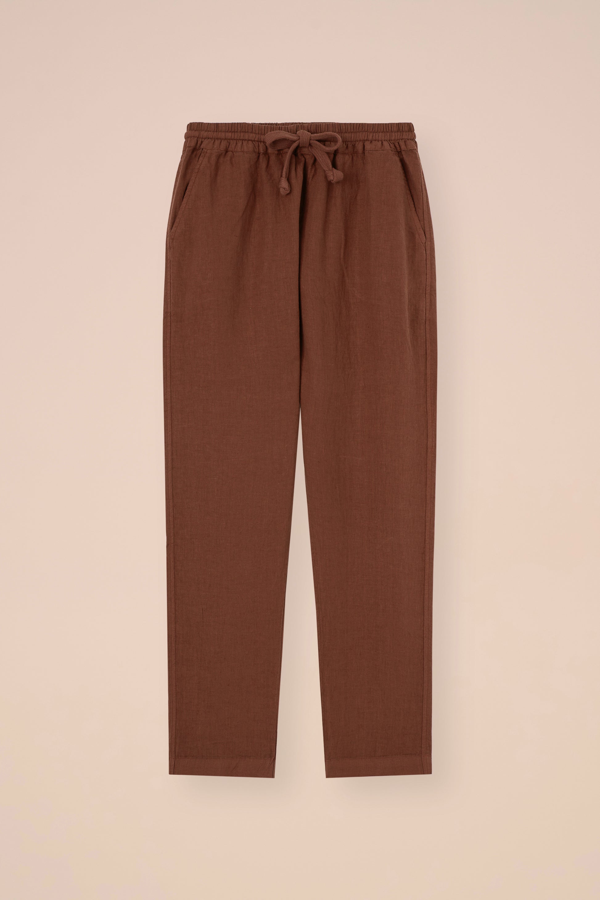 Bonifacio pantaloni in lino - NAVY
