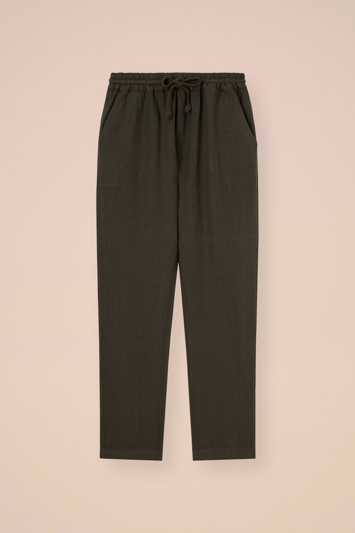 Bonifacio pantaloni in lino - NAVY