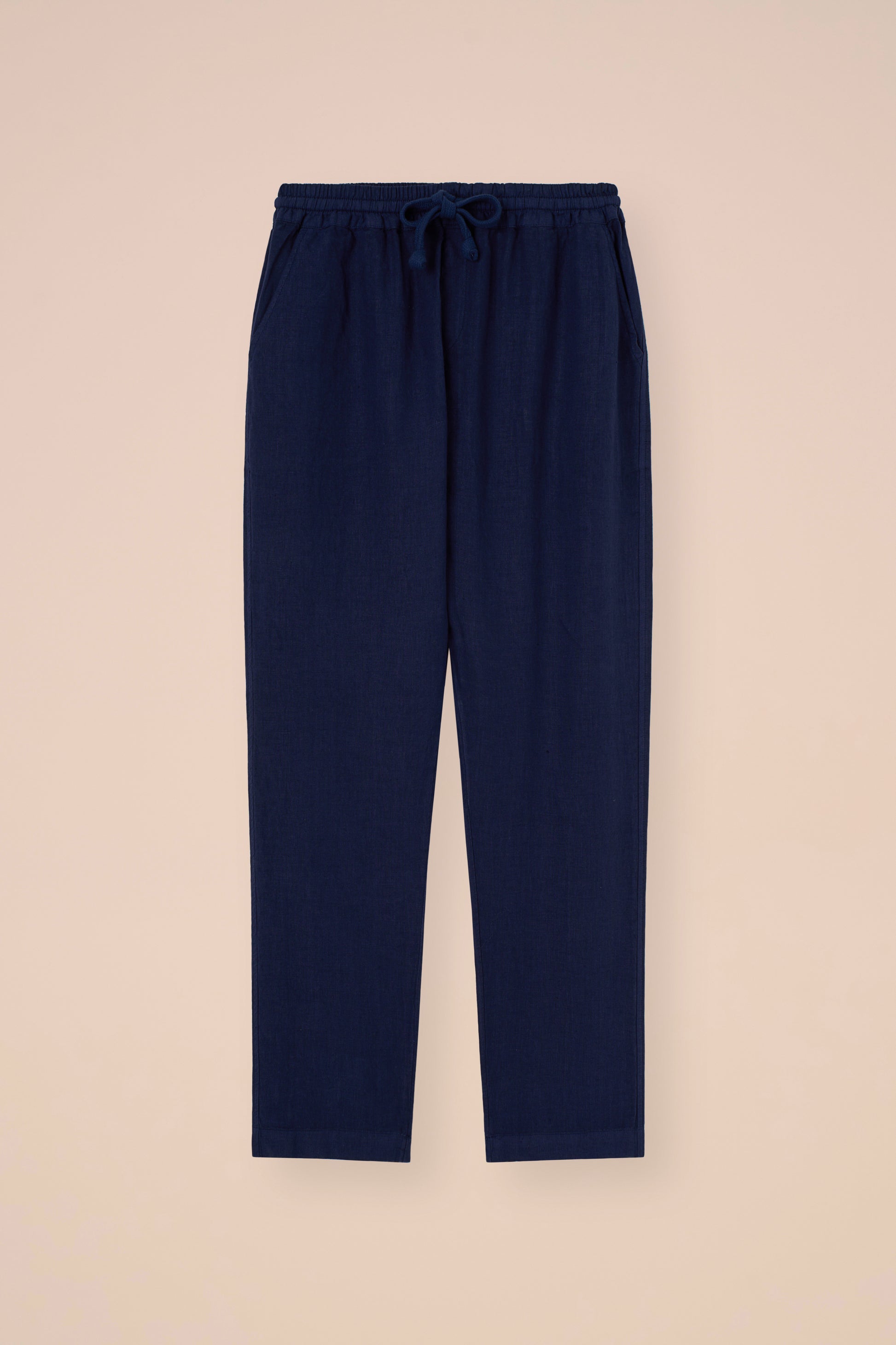 Bonifacio pantaloni in lino - NAVY