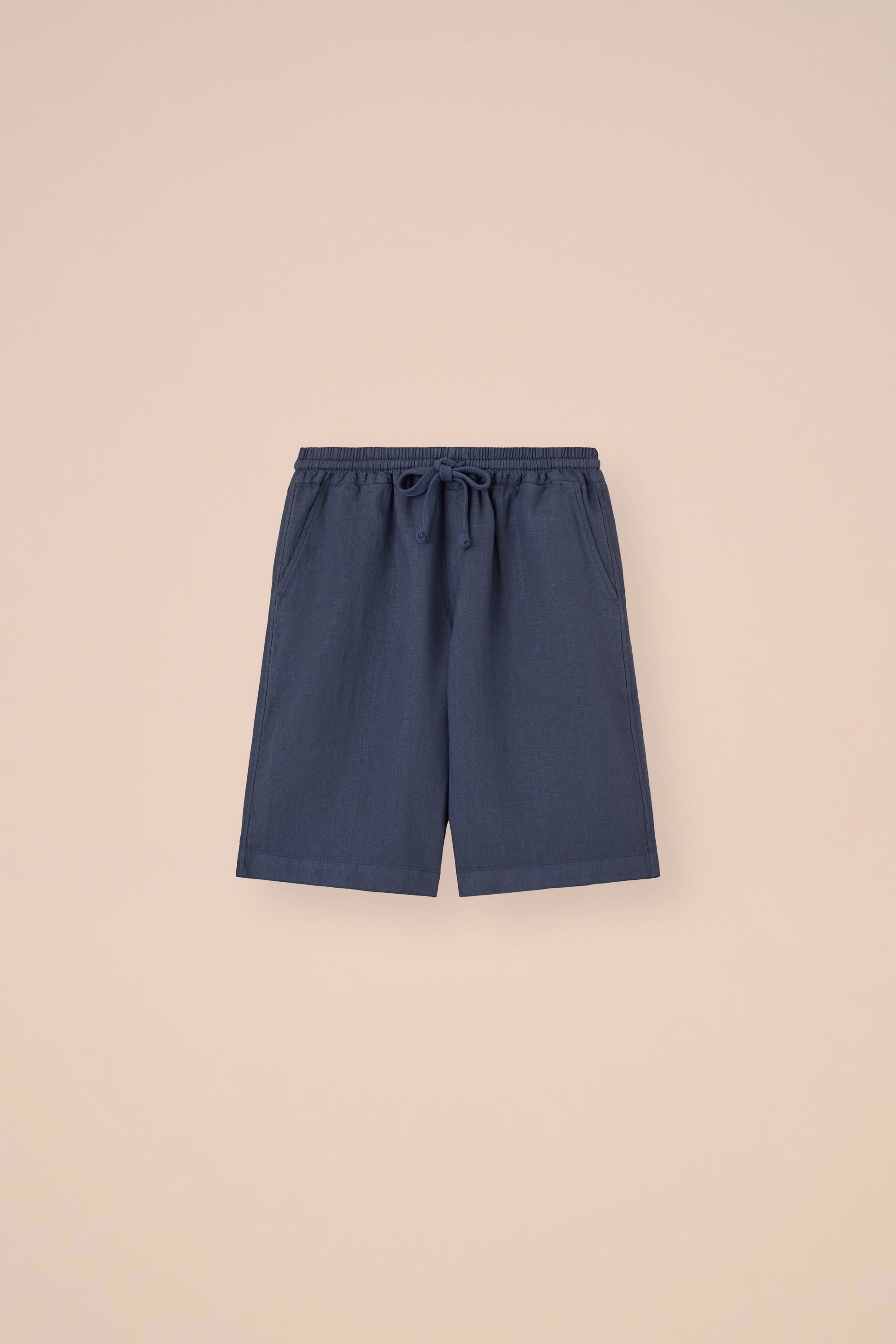 Vico bermuda in lino - GREIGE
