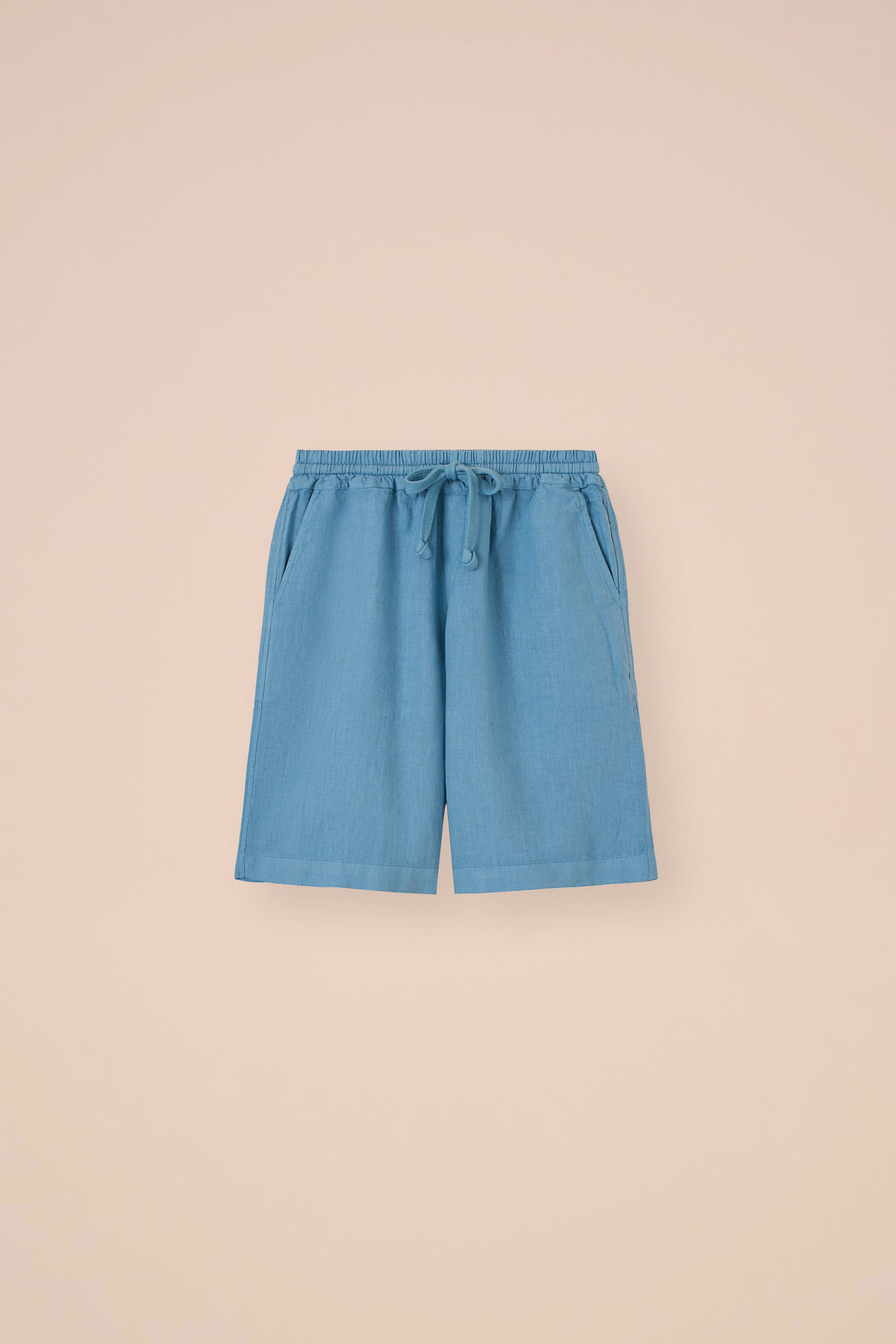 Vico bermuda in lino - GREIGE