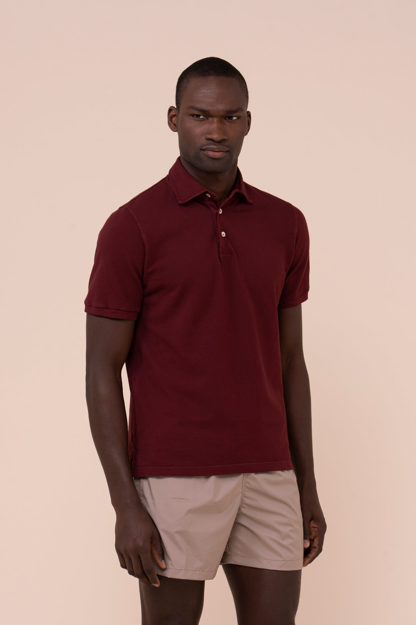 North Piquet Cotton Short Sleeve Polo - NAVY