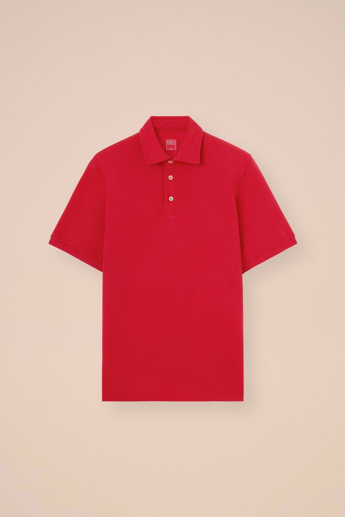 North Piquet Cotton Short Sleeve Polo - NAVY
