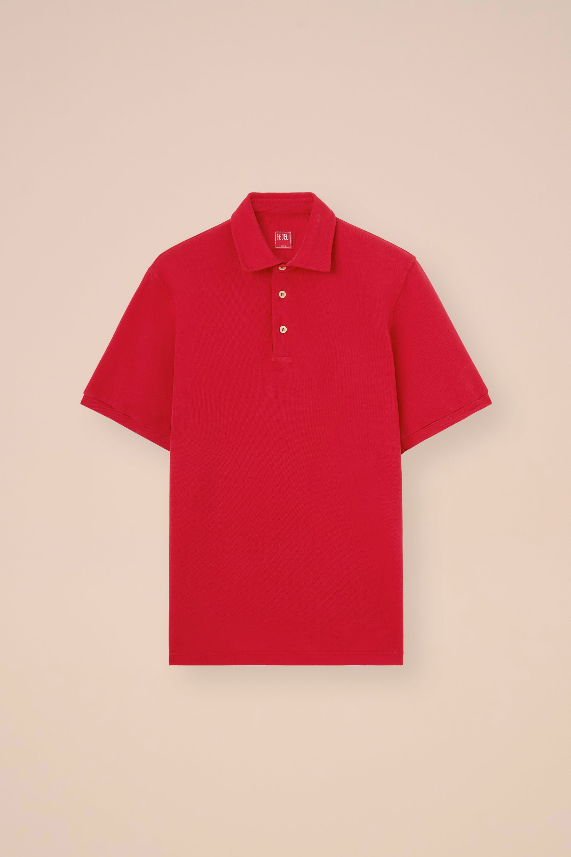 North Piquet Cotton Short Sleeve Polo - NAVY