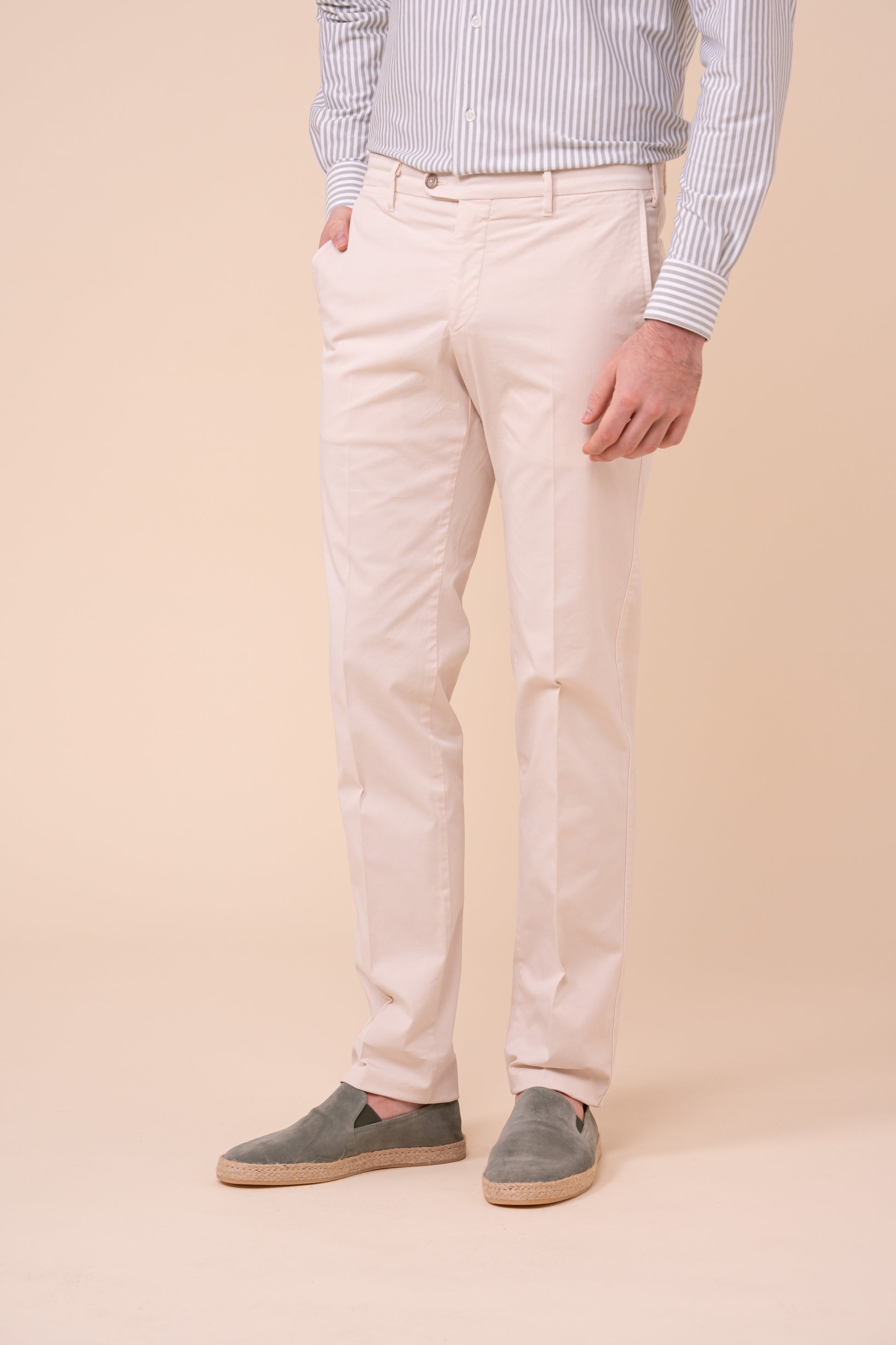 Boston Cotton Old Pants - LINEN