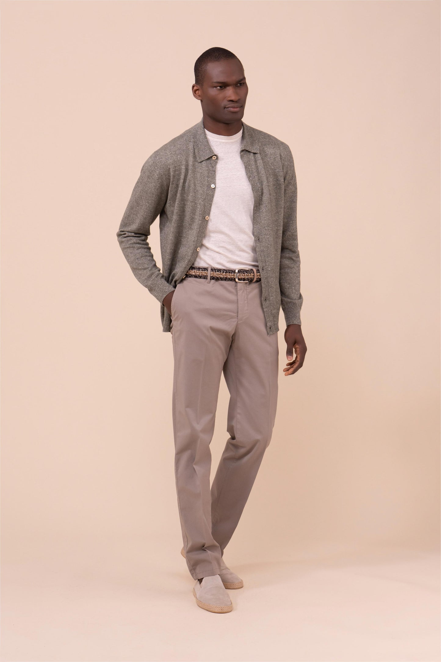 Boston pantaloni in cotone - MIDNIGHTBLUE