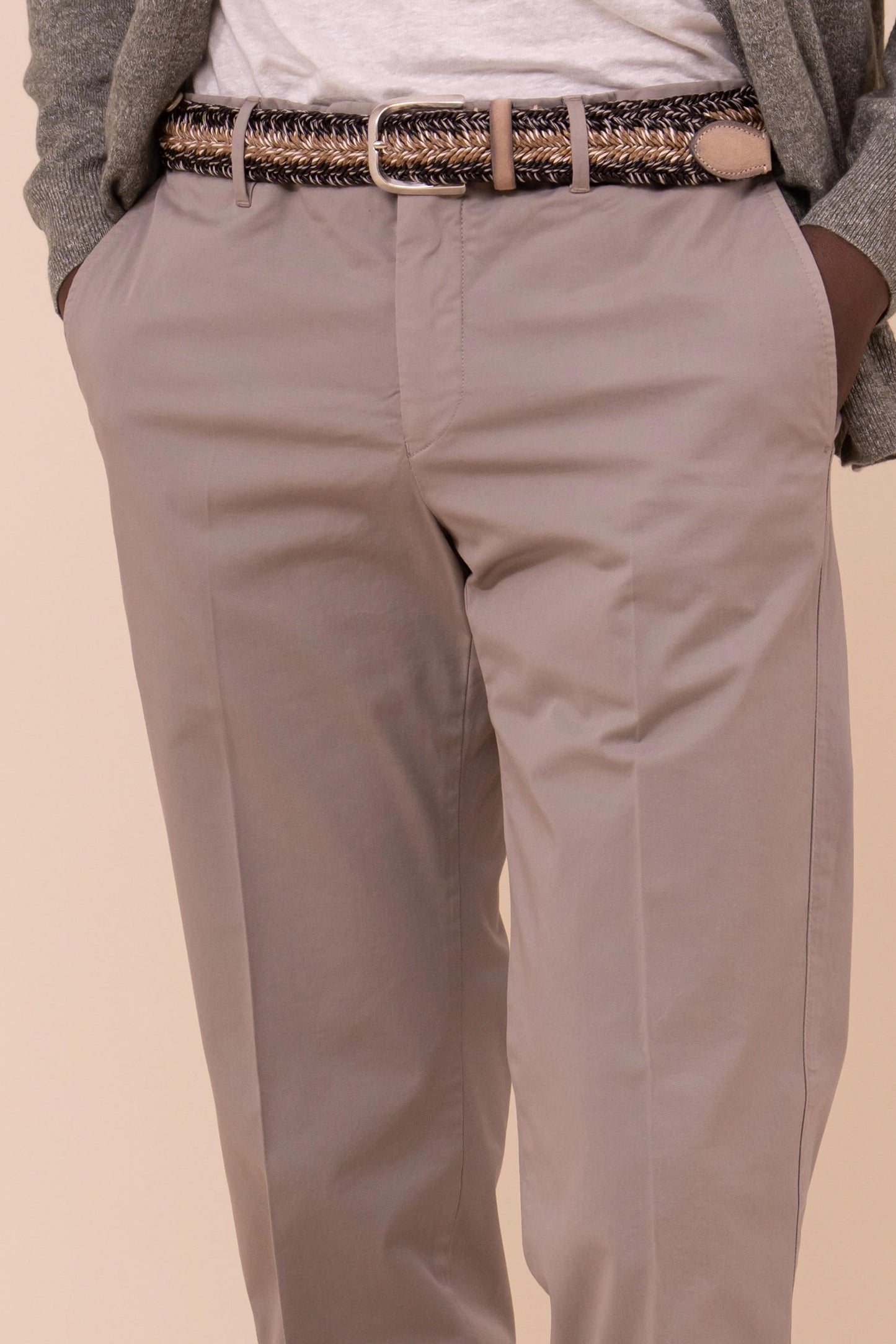 Boston pantaloni in cotone - MIDNIGHTBLUE