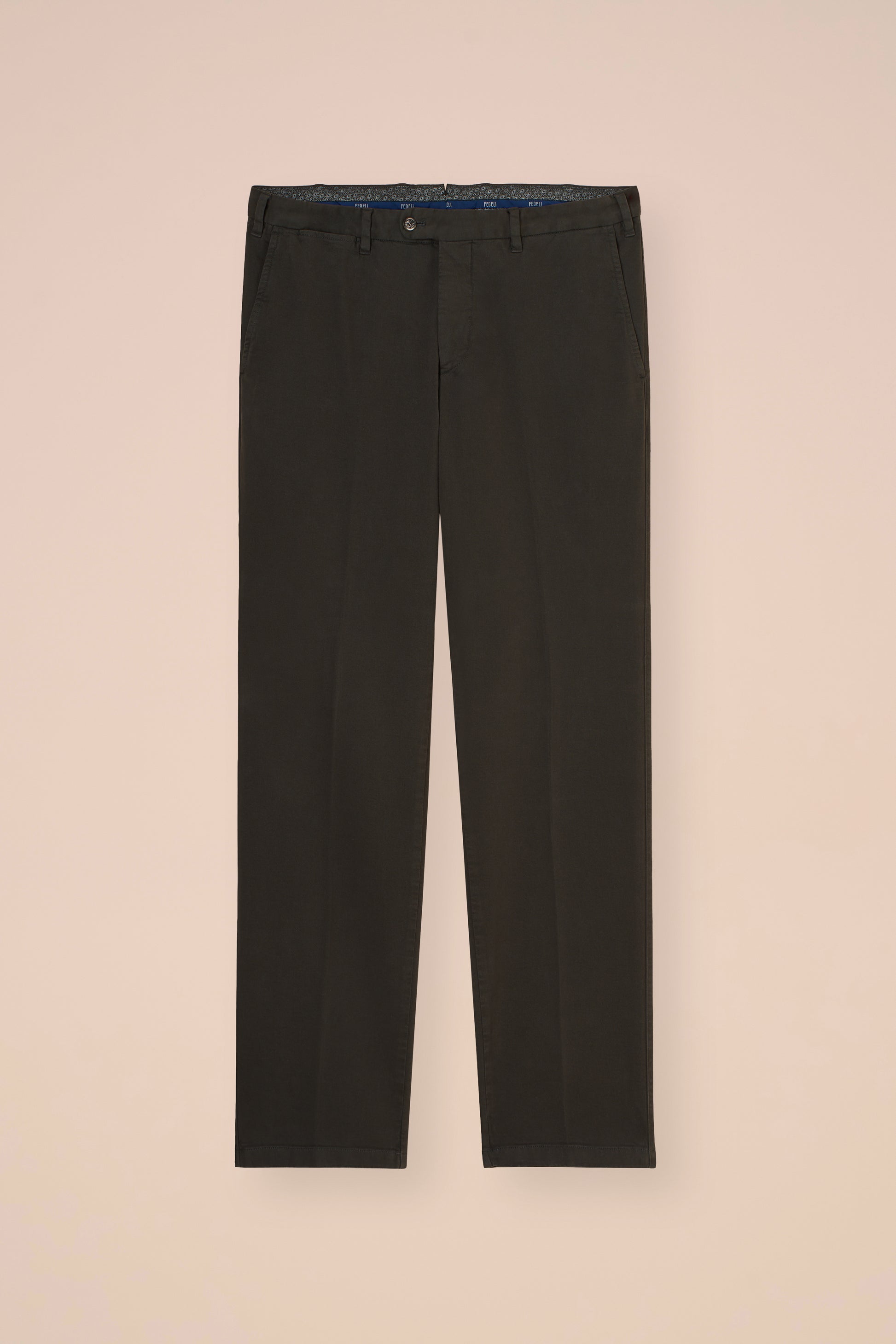 Boston pantaloni in cotone e cashmere - GREIGE