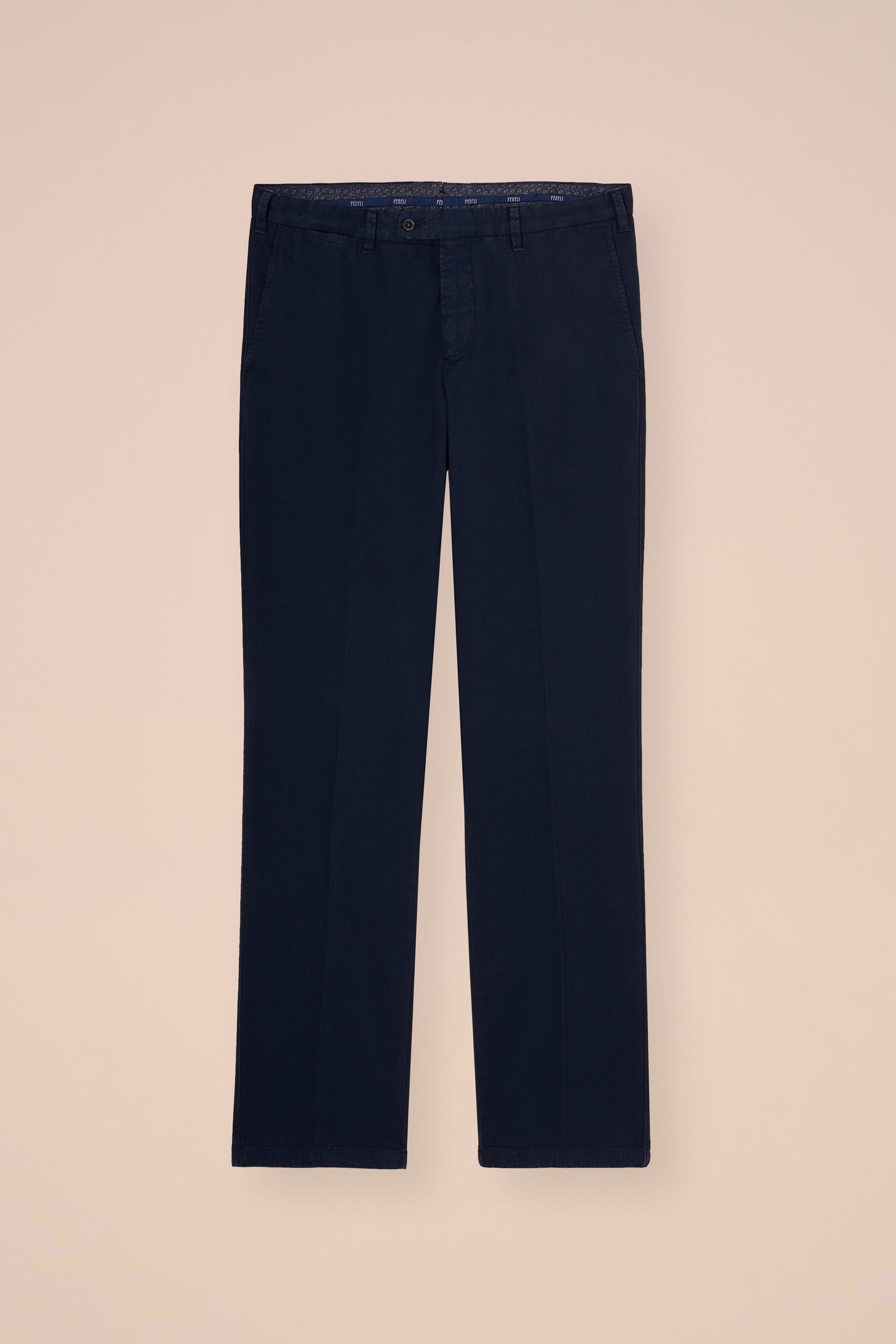 Boston pantaloni in cotone e cashmere - GREIGE