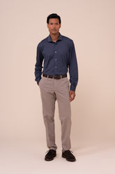 Boston pantaloni in cotone e cashmere