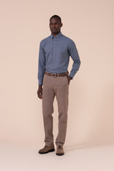 Boston pantaloni in cotone e cashmere