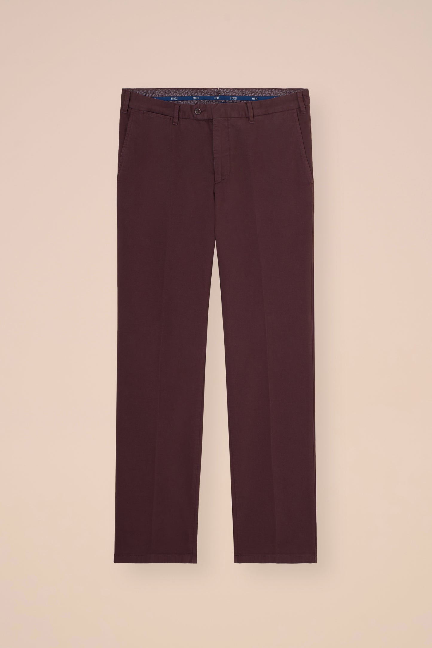 Boston pantaloni in cotone e cashmere - GREIGE