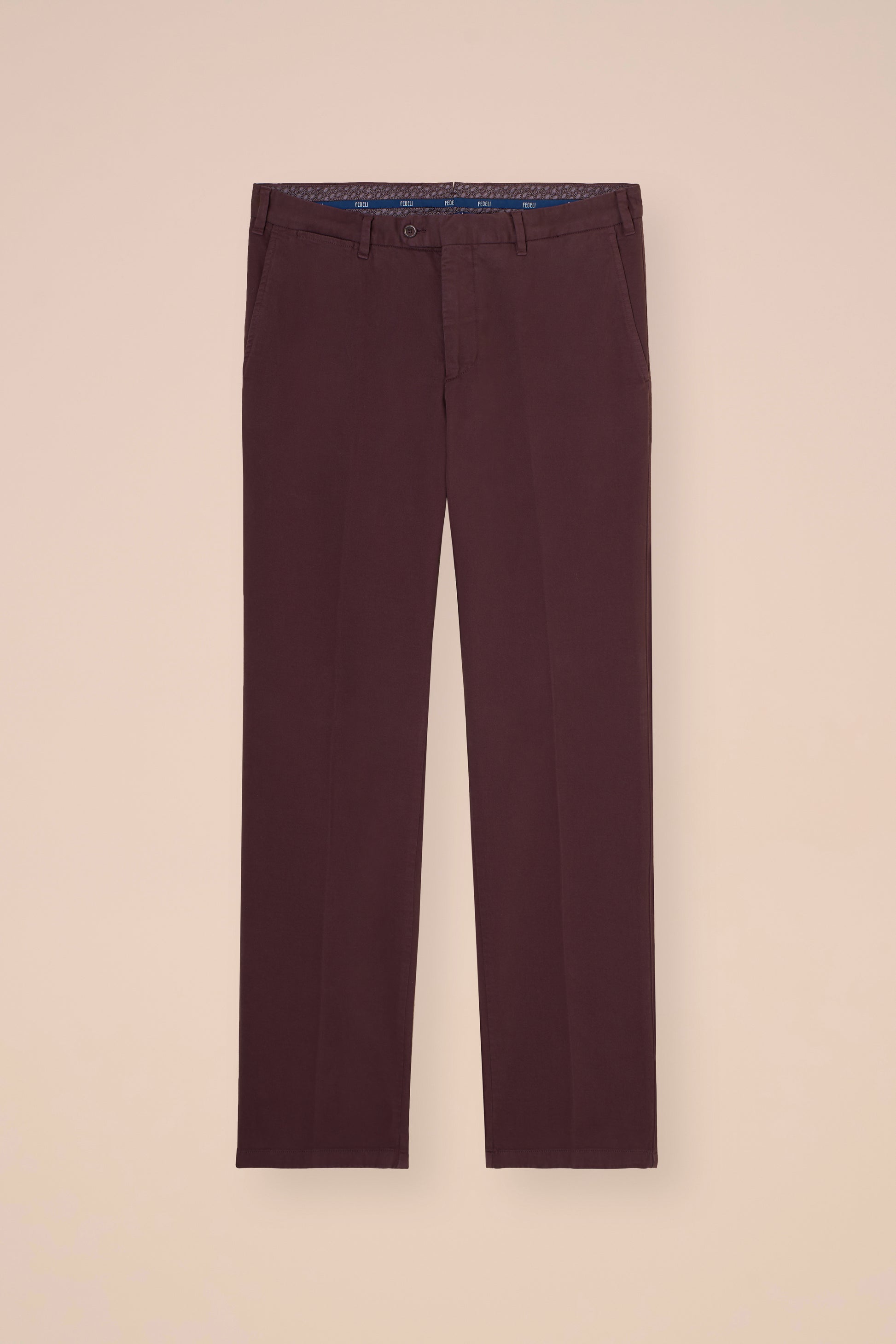 Boston pantaloni in cotone e cashmere - GREIGE