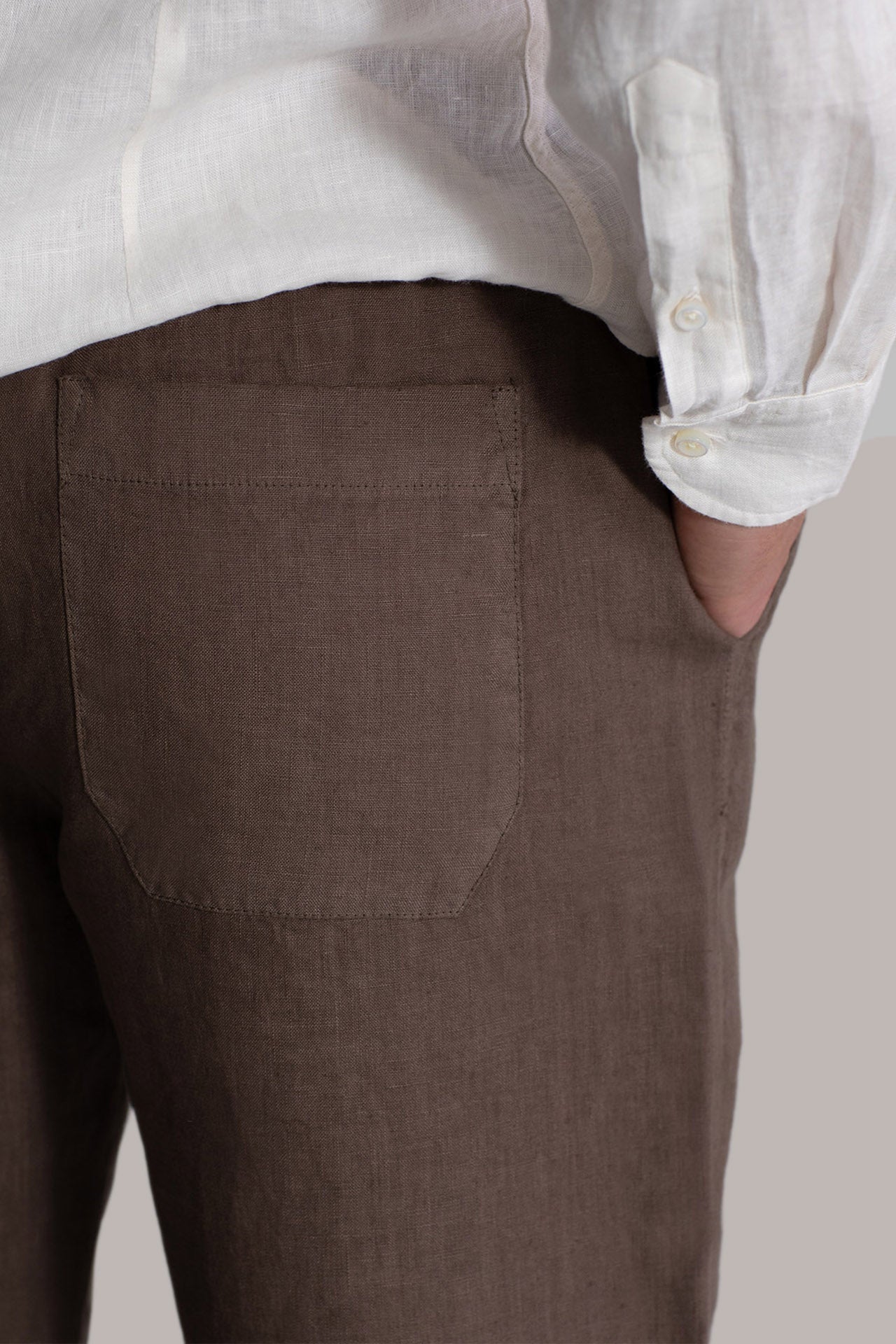 Bonifacio linen coulisse pants