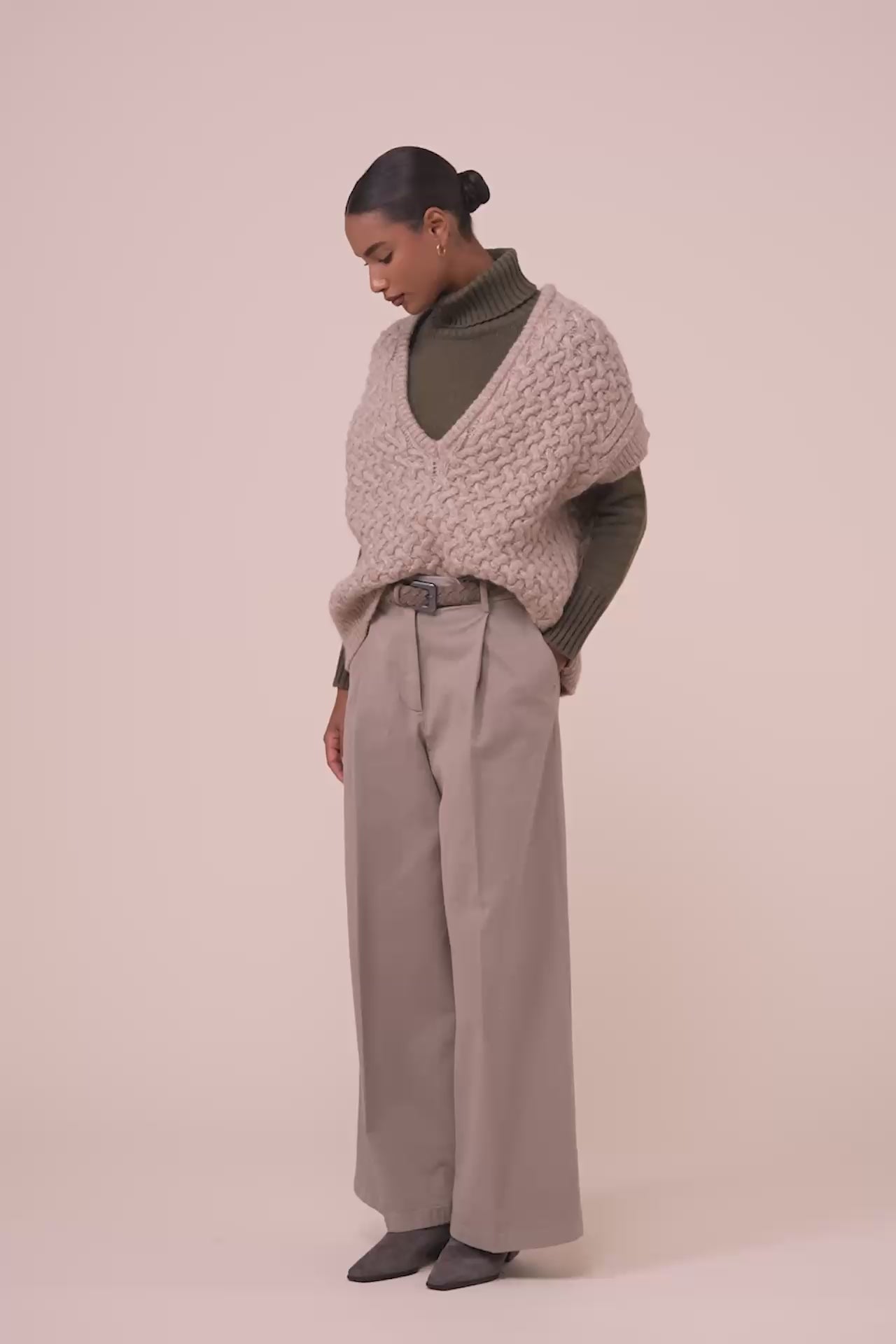 Nathy gliet in alpaca e lana - DESERTMELANGE