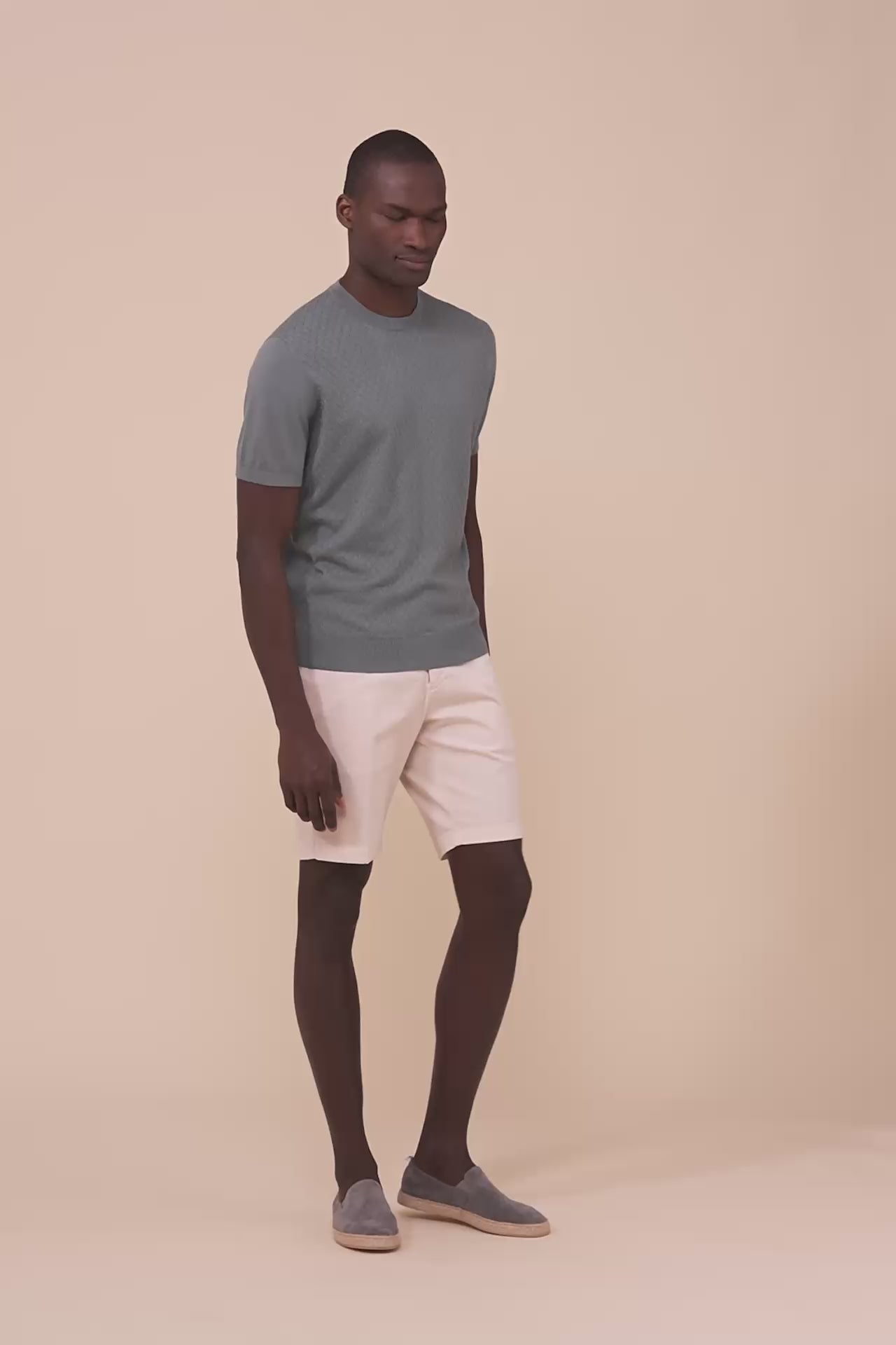 Argentina Gabriel Giza Organic Cotton Short Sleeve Crewneck - OLIVEGREEN