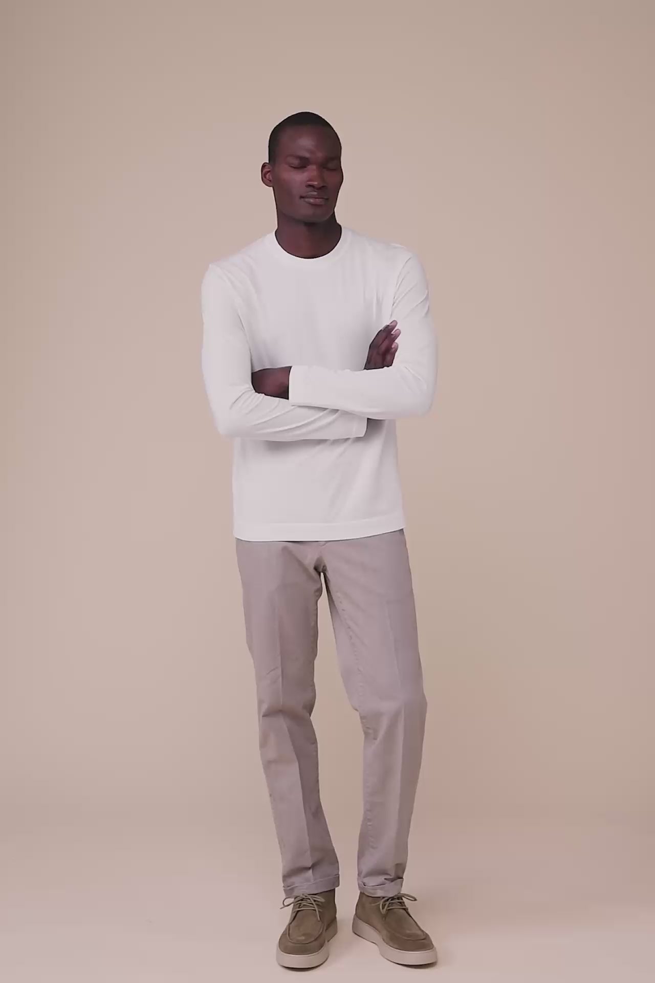 Extreme Organic Cotton Long Sleeve T-shirt in iconic colors - WHITE