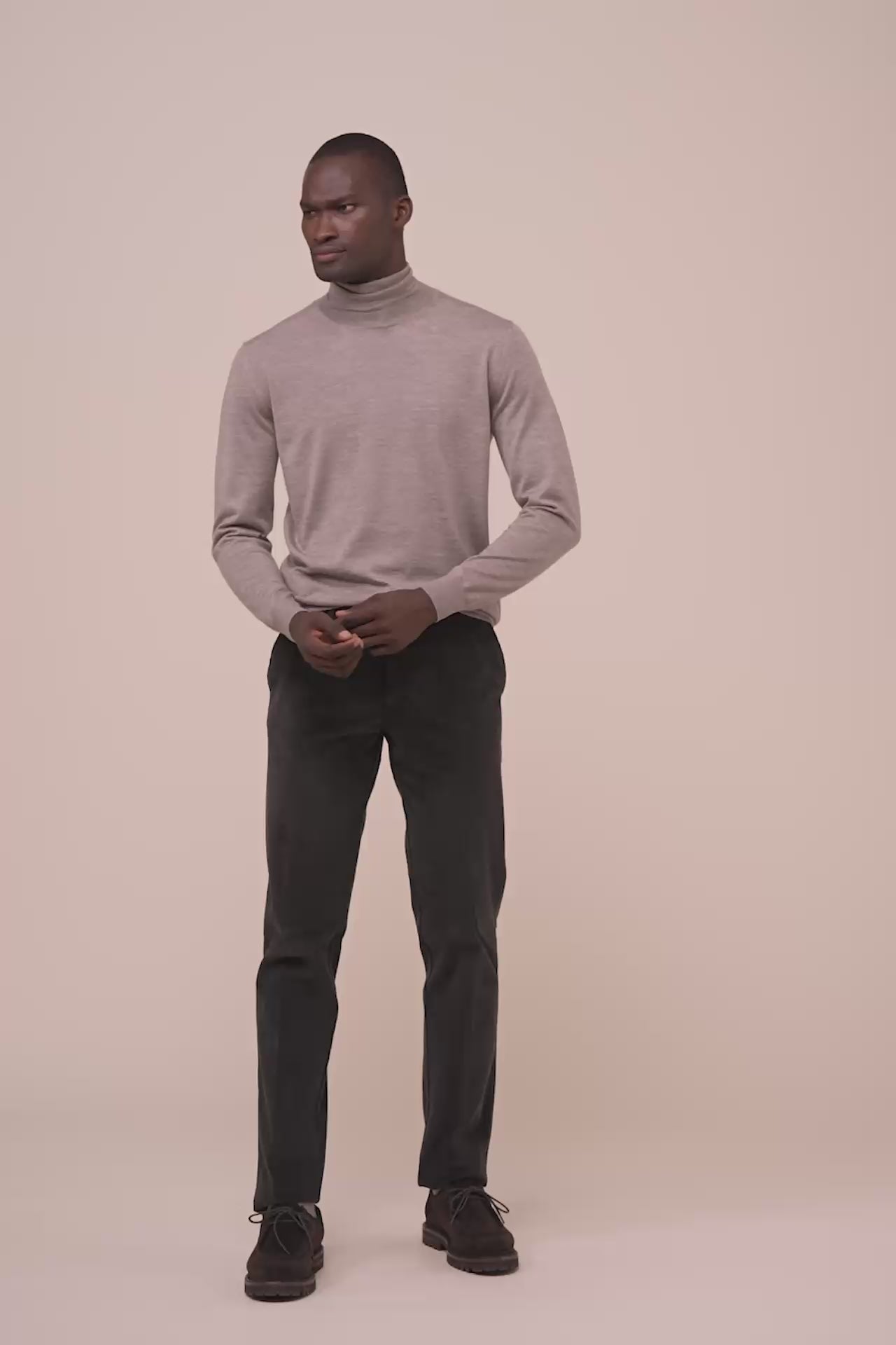 Derby dolcevita in cashmere e seta - ROPEMELANGE