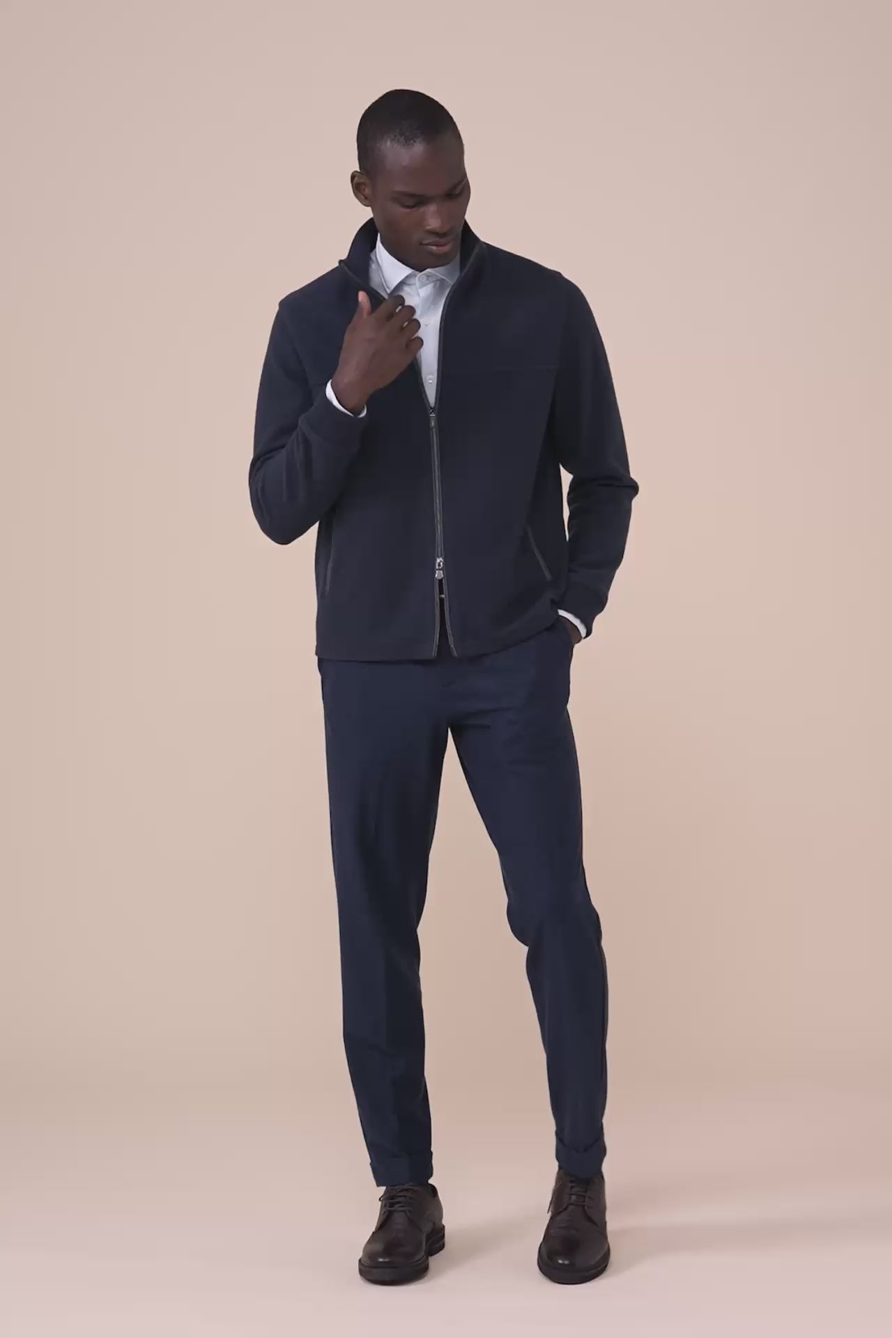 Par Cashmere Velour Jacket - STORM