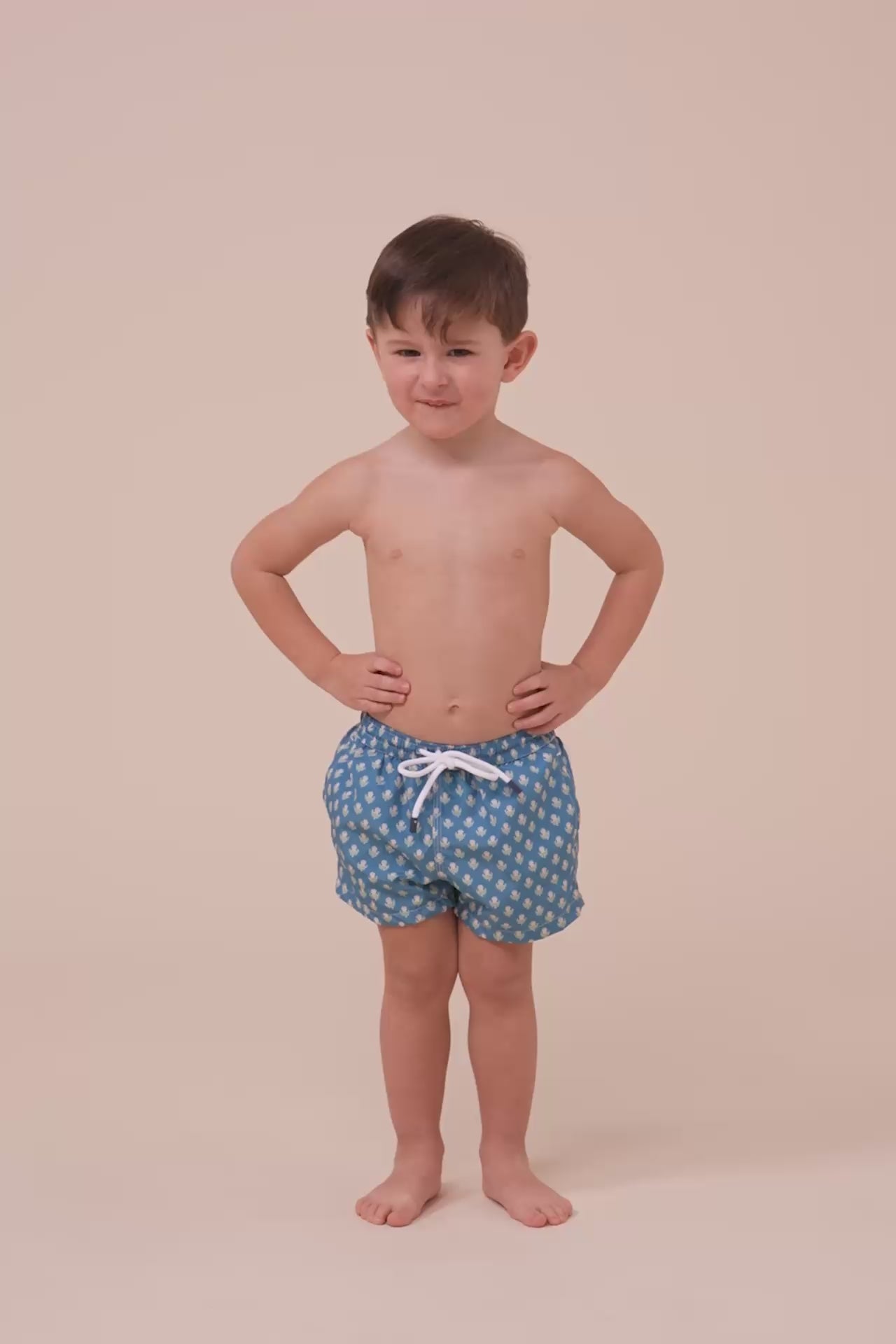 Madeira costume da bagno bambino - 2-4 anni - Fantasia polipi - DARKPACIFICBLUE