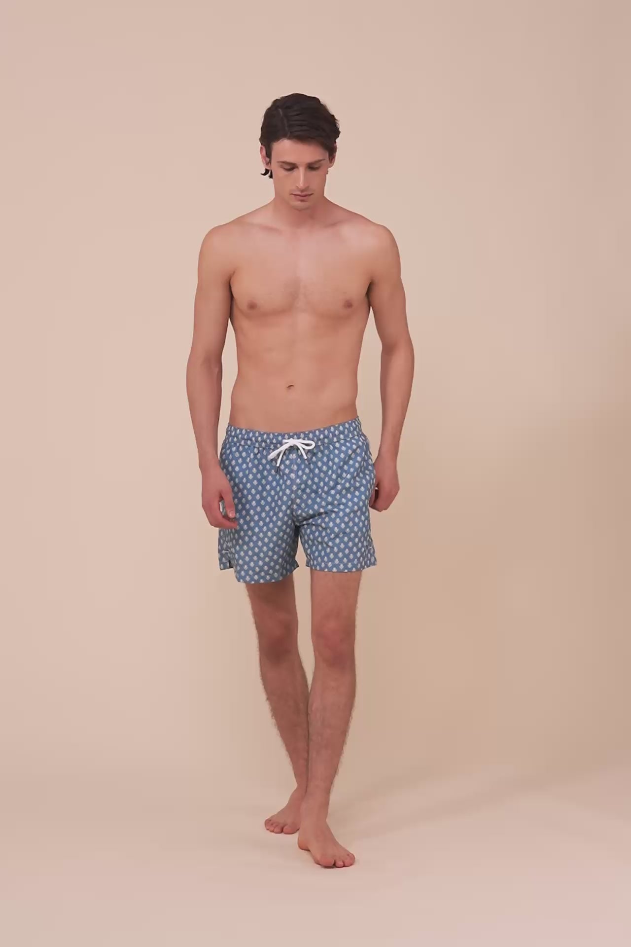 Madeira - Il costume da bagno sostenibile - Fantasia polipi - DARKPACIFICBLUE